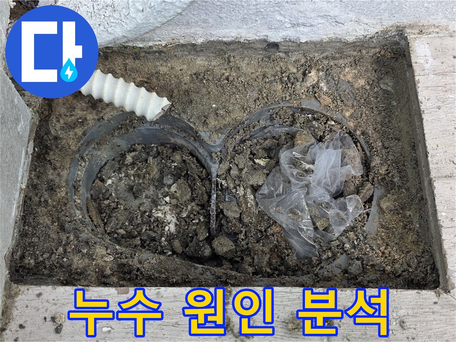 중계3동 청구3차 아파트에서 외부 누수 원인을 분석하고 있습니다 - 정확한 분석으로 재발 방지!
