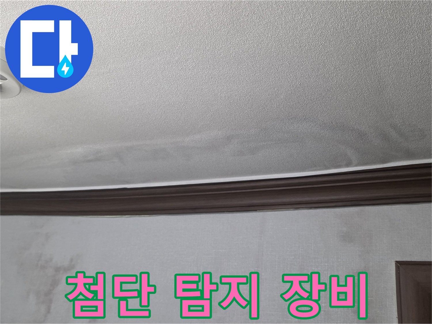 미아동 빌라 천장 누수 - 최첨단 누수 탐지 장비로 정확하게 누수 지점 탐색