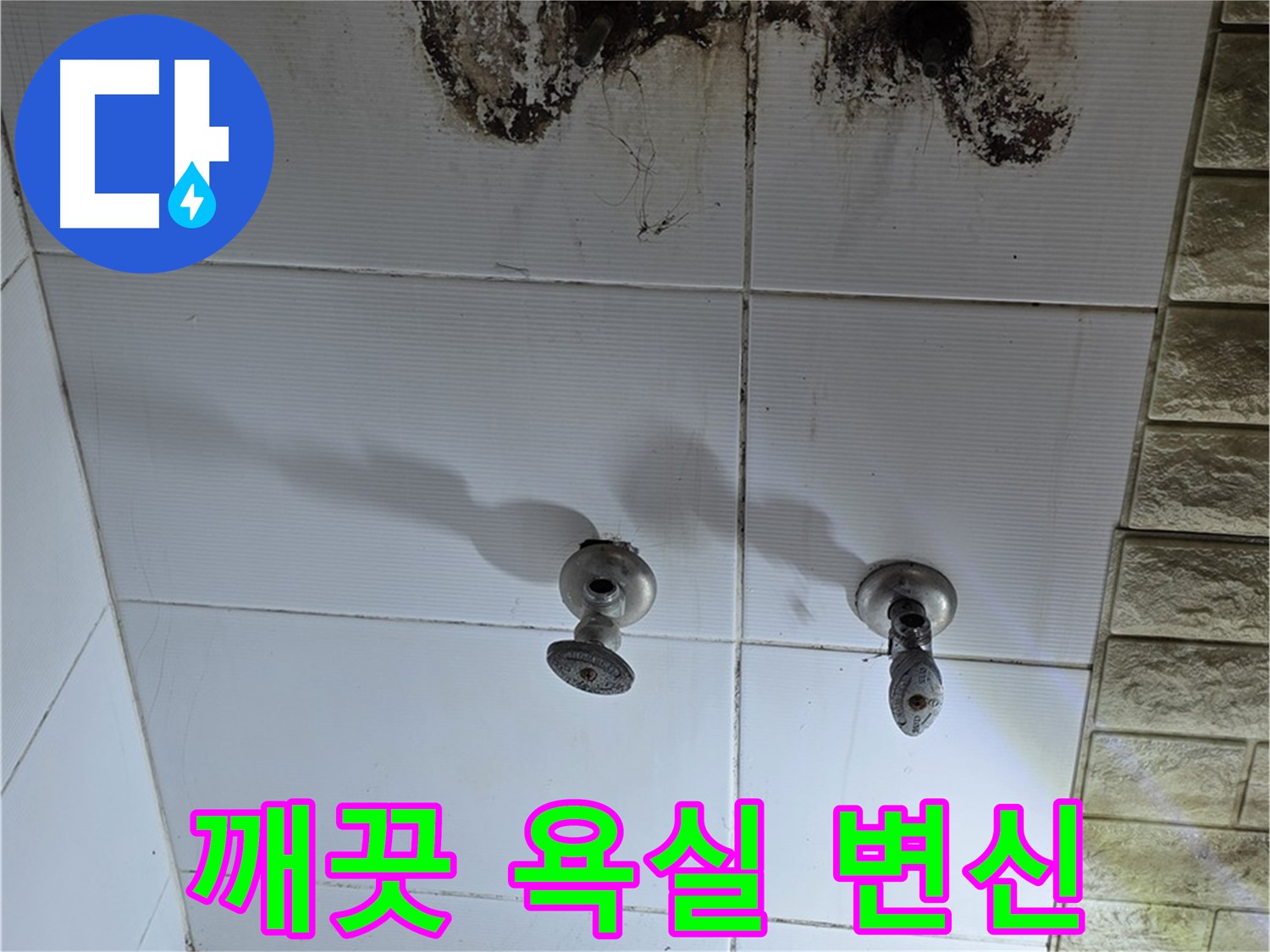 상계동 곰팡이 가득한 욕실 - 깨끗하고 쾌적한 욕실로 완벽하게 변신시켜 드립니다.