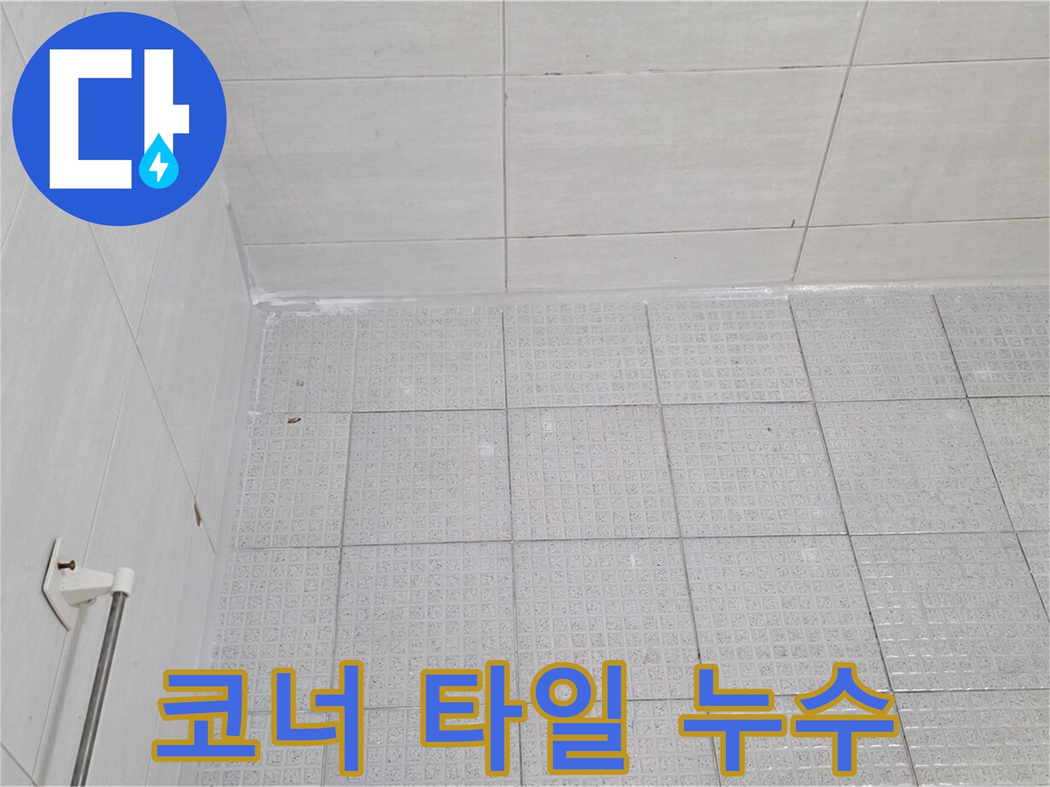 과천 욕실 코너 타일 누수 - 누수 전문가의 꼼꼼한 실리콘 처리와 방수