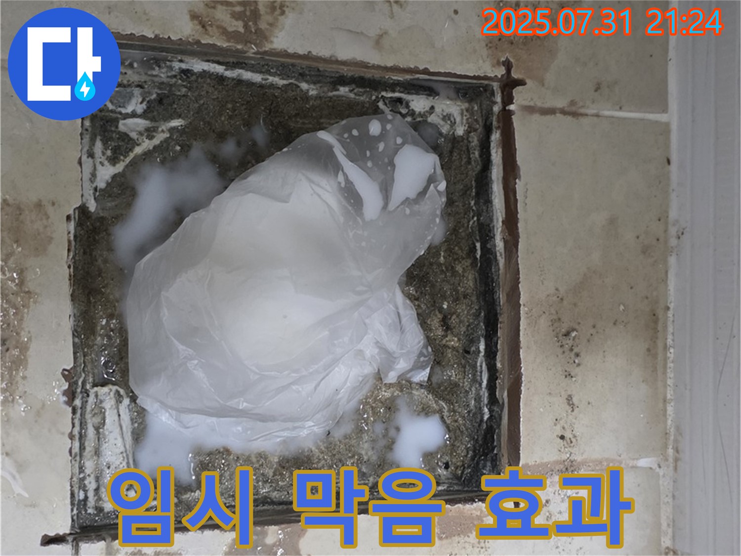 고양시 - 욕실 하수구 누수, 임시 막음 조치의 효과와 한계
