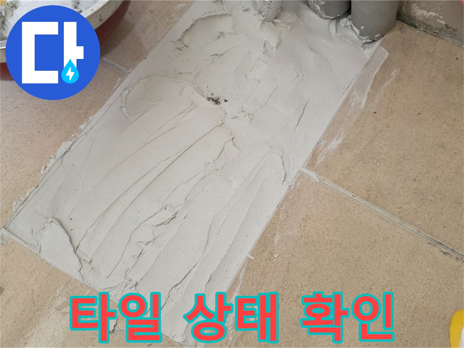 양주 삼숭동 자이아파트에서 타일 상태를 점검했습니다 - 꼼꼼한 점검으로 누수 위험을 사전에 차단!