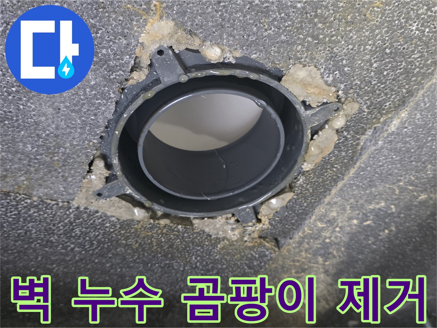 양주시 옥정동 율정마을13단지 벽 누수 - 부속 교체 및 곰팡이 제거