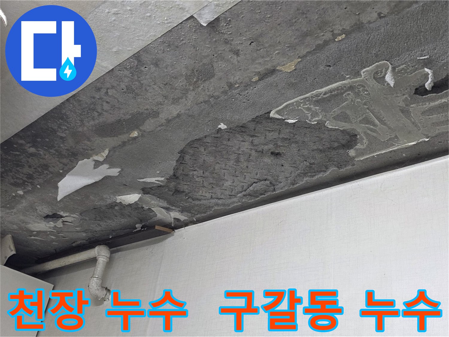 용인시 기흥구 구갈동 아파트 천장 누수 발생 - 누수탐지 전문 업체에서 정확한 원인 파악 및 해결