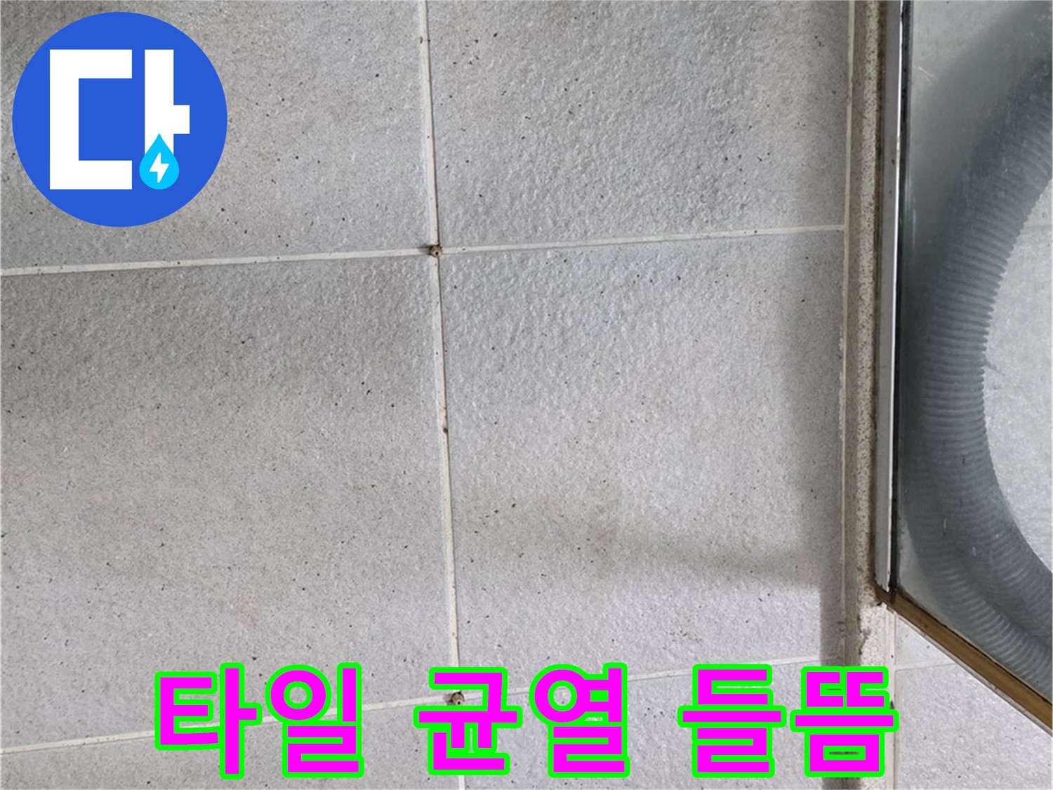 분당 운중동 욕실 - 타일 균열과 들뜸은 누수의 직접적인 원인이 될 수 있습니다.