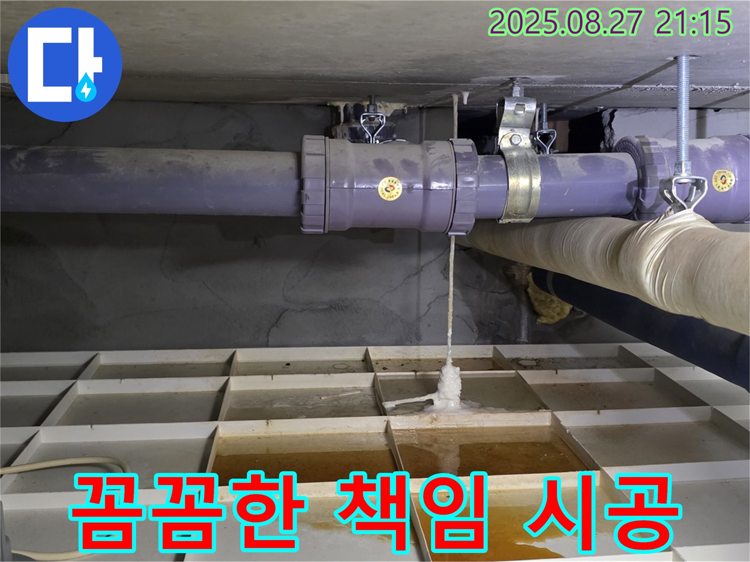 분당구 운중동 산운마을 6단지 - 꼼꼼한 진단과 책임 시공으로 누수 해결