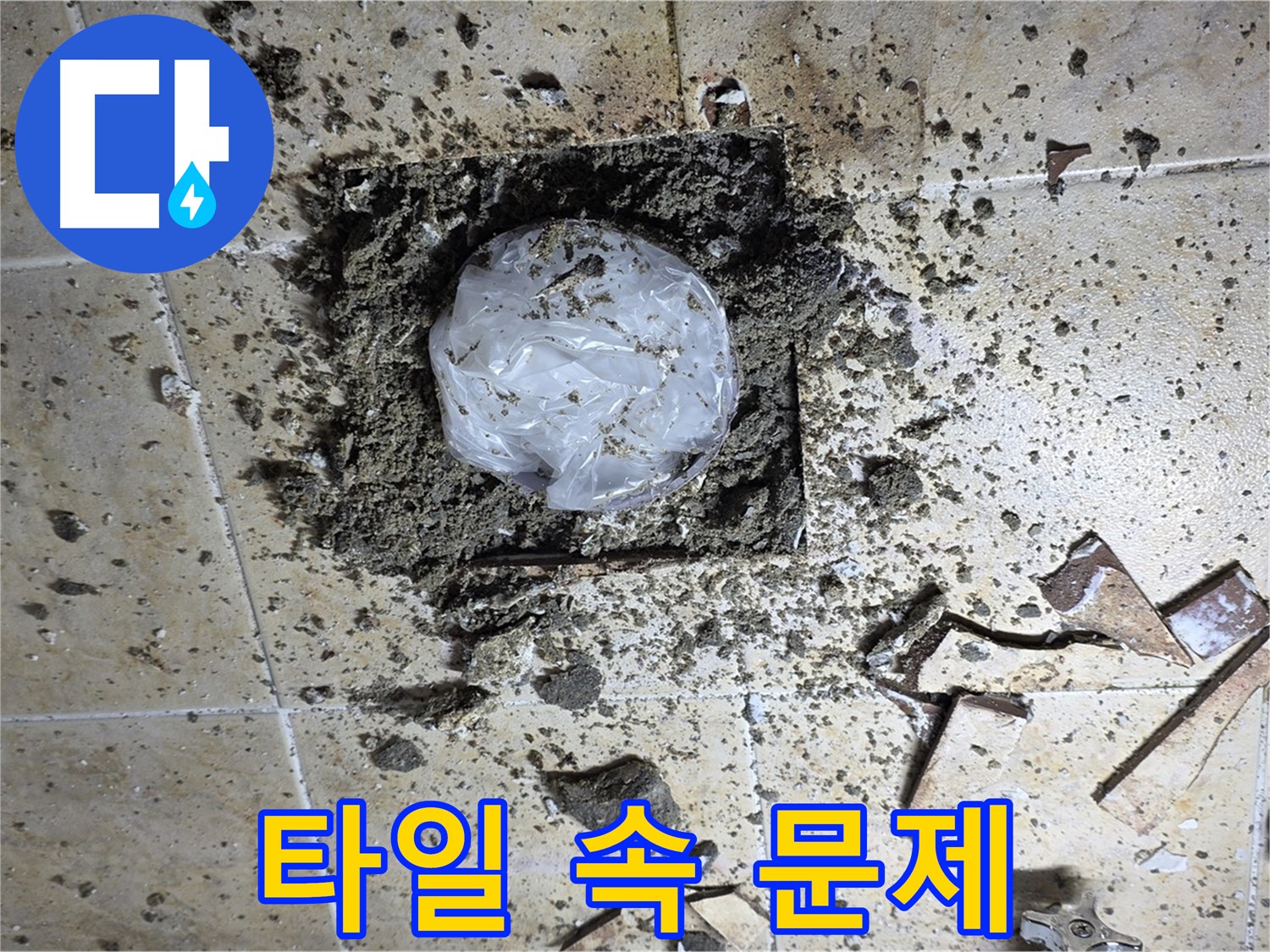 깨진 타일 속 - 감춰진 문제