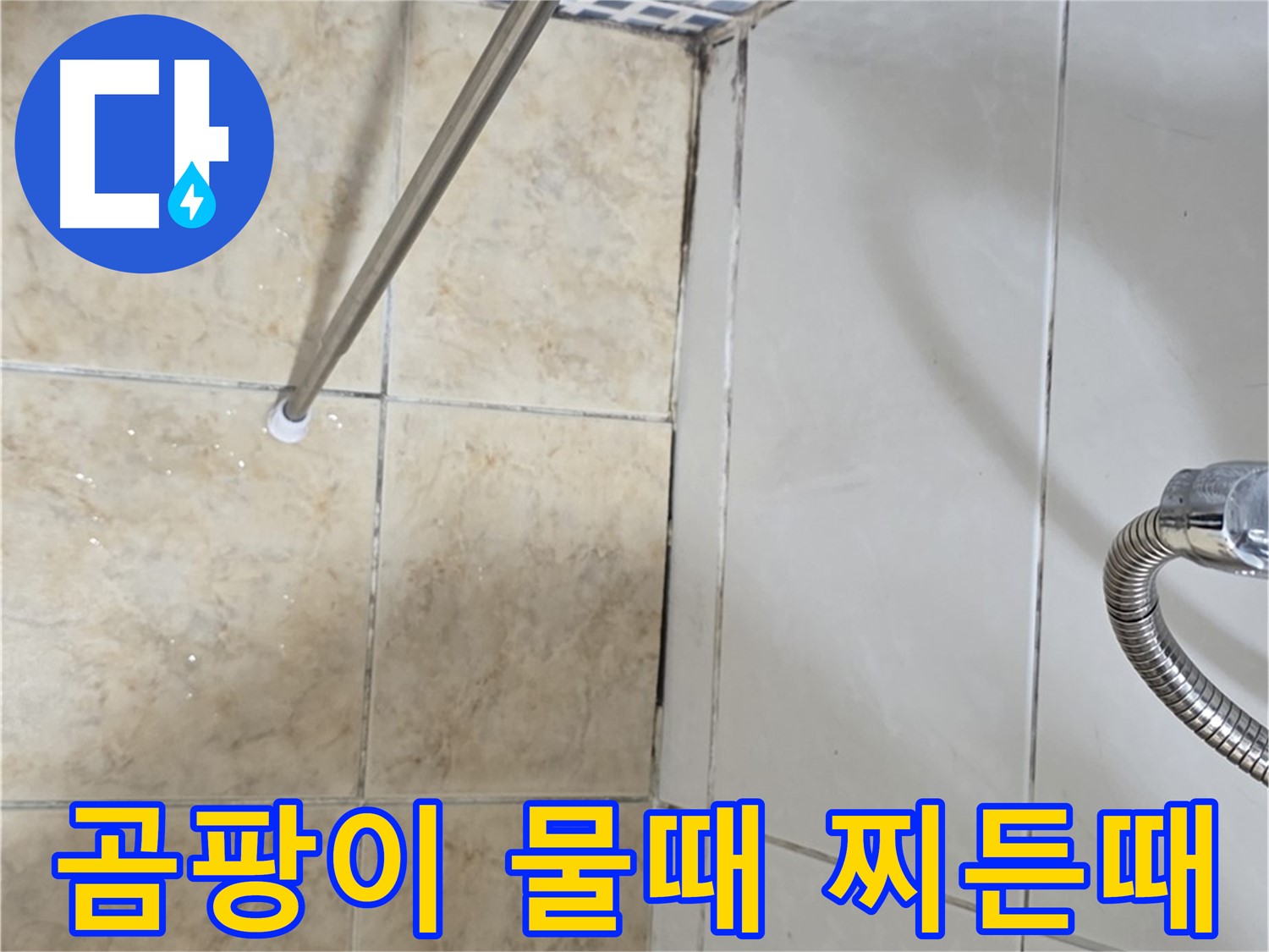 욕실 곰팡이 - 물때 - 찌든때 - 누수와 연관 - 꼼꼼한 점검