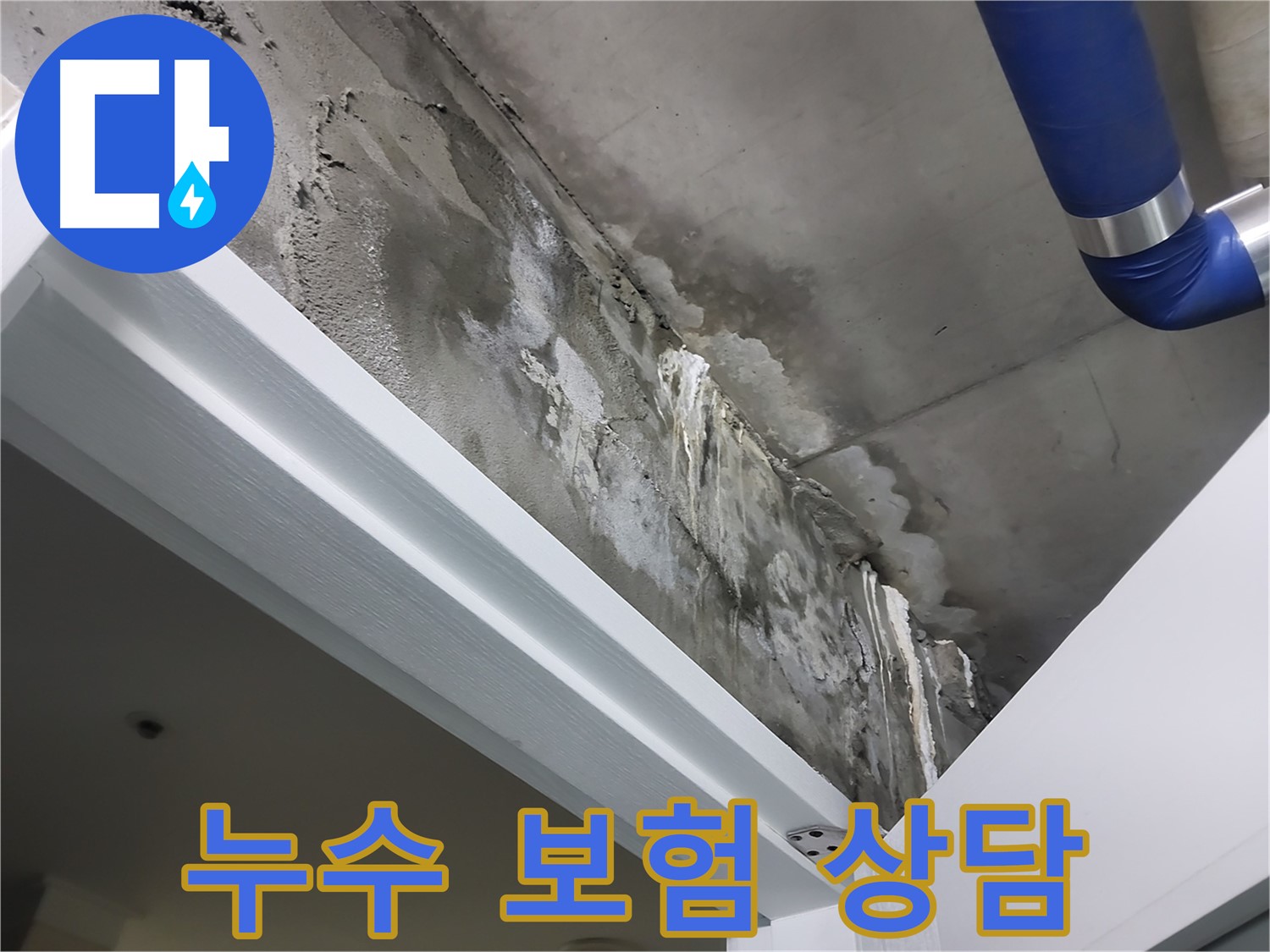 누수 보험 상담 - 누수 보험 처리에 대한 상담을 진행하는 모습을 보여주는 사진입니다.