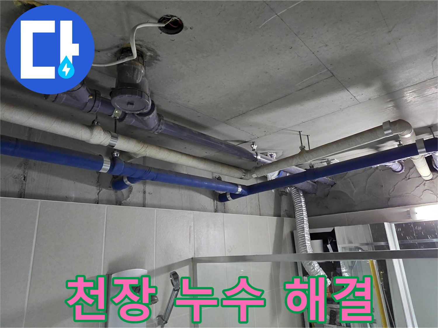 분당 운중동 산운로 6단지 아파트 윗집 천장 누수 - 완벽한 시공으로 누수 문제를 깔끔하게 해결하고 고민을 덜어드립니다.
