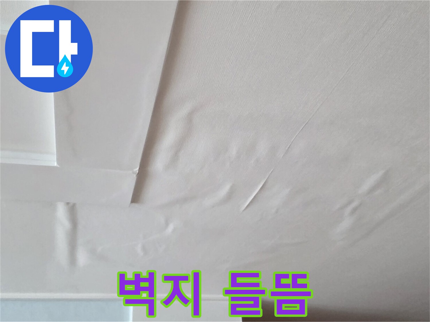 일동기산베스트빌 아파트 천장 누수 - 벽지 들뜸과 곰팡이 서식 환경