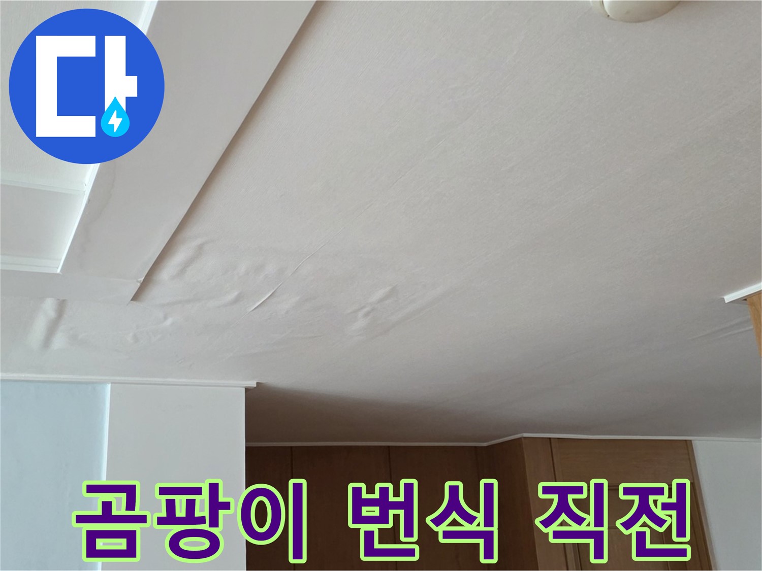 포천 일동 아파트 누수 - 곰팡이 번식 직전 누수 해결
