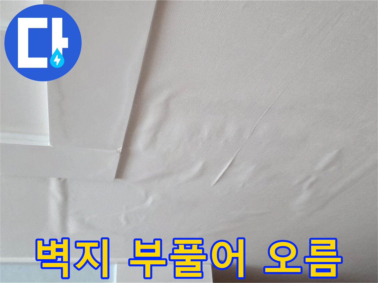 포천 일동 아파트 천장 누수 - 벽지 부풀어 오름 현상 확인 및 긴급 진단