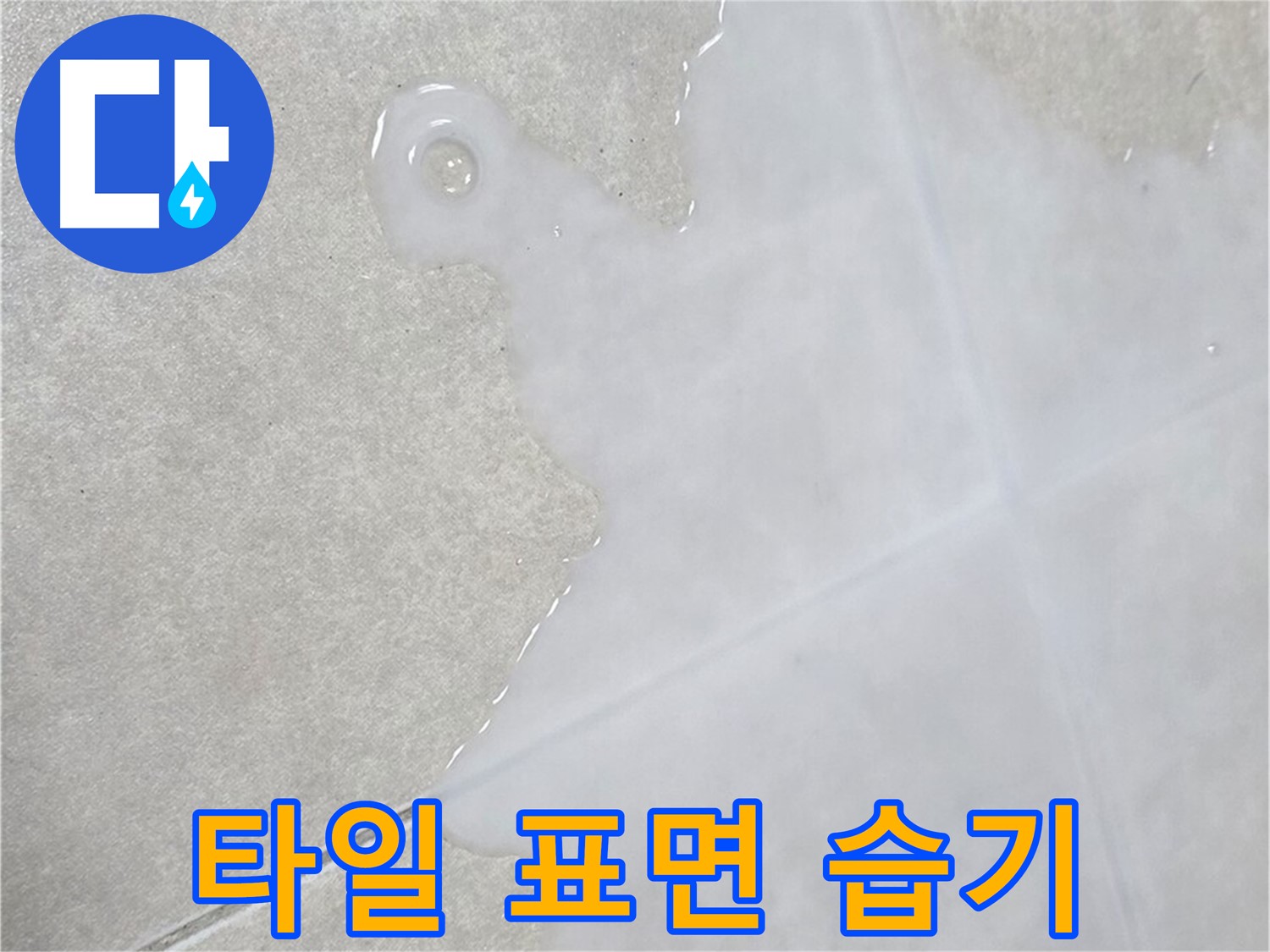 양주 옥정동 율정마을13단지 아파트 타일 표면 습기 - 정확한 누수 진단 필요