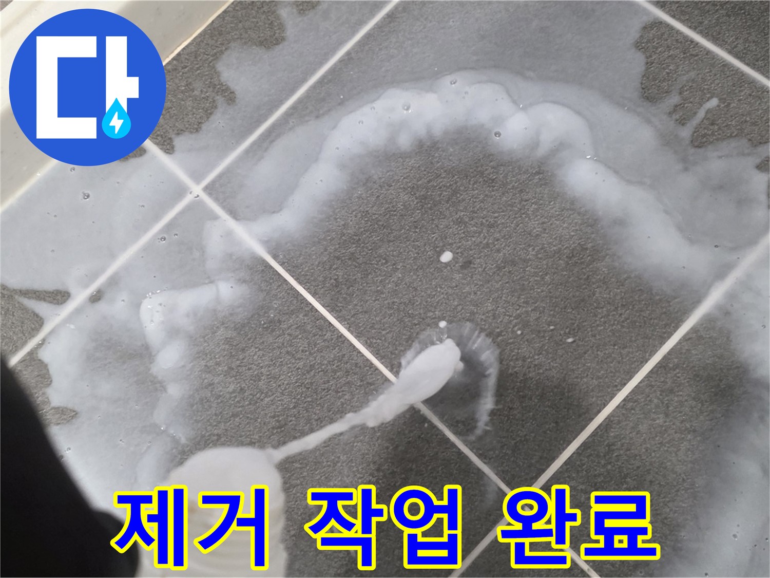 운정 어반프라임 아파트 욕실 - 곰팡이 제거제로 곰팡이 말끔하게 제거 완료!