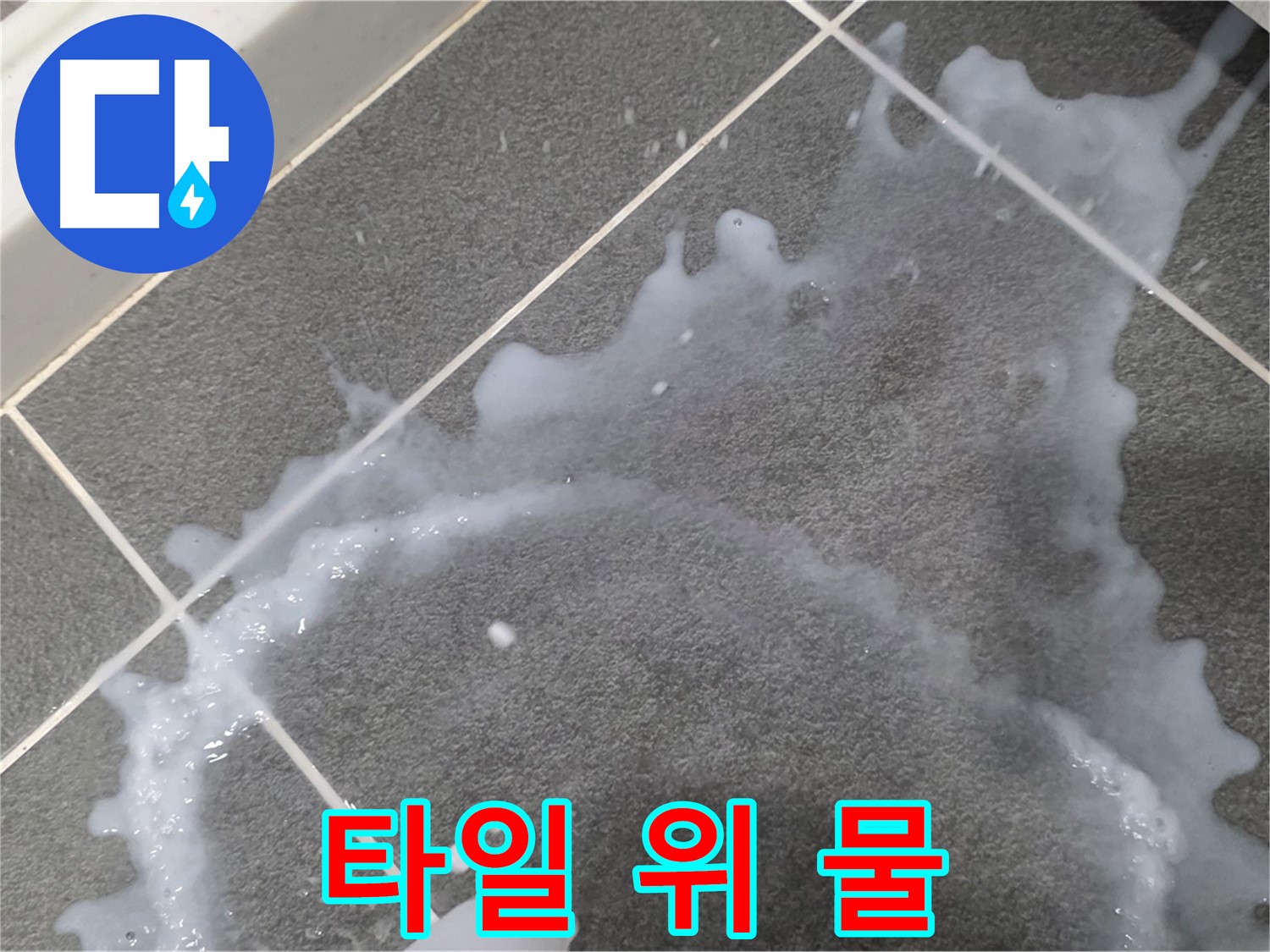 파주시 동패동 운정어반프라임 1201동 아파트 타일 위 물 - 긴급 누수 점검으로 정확한 진단을 약속드립니다.