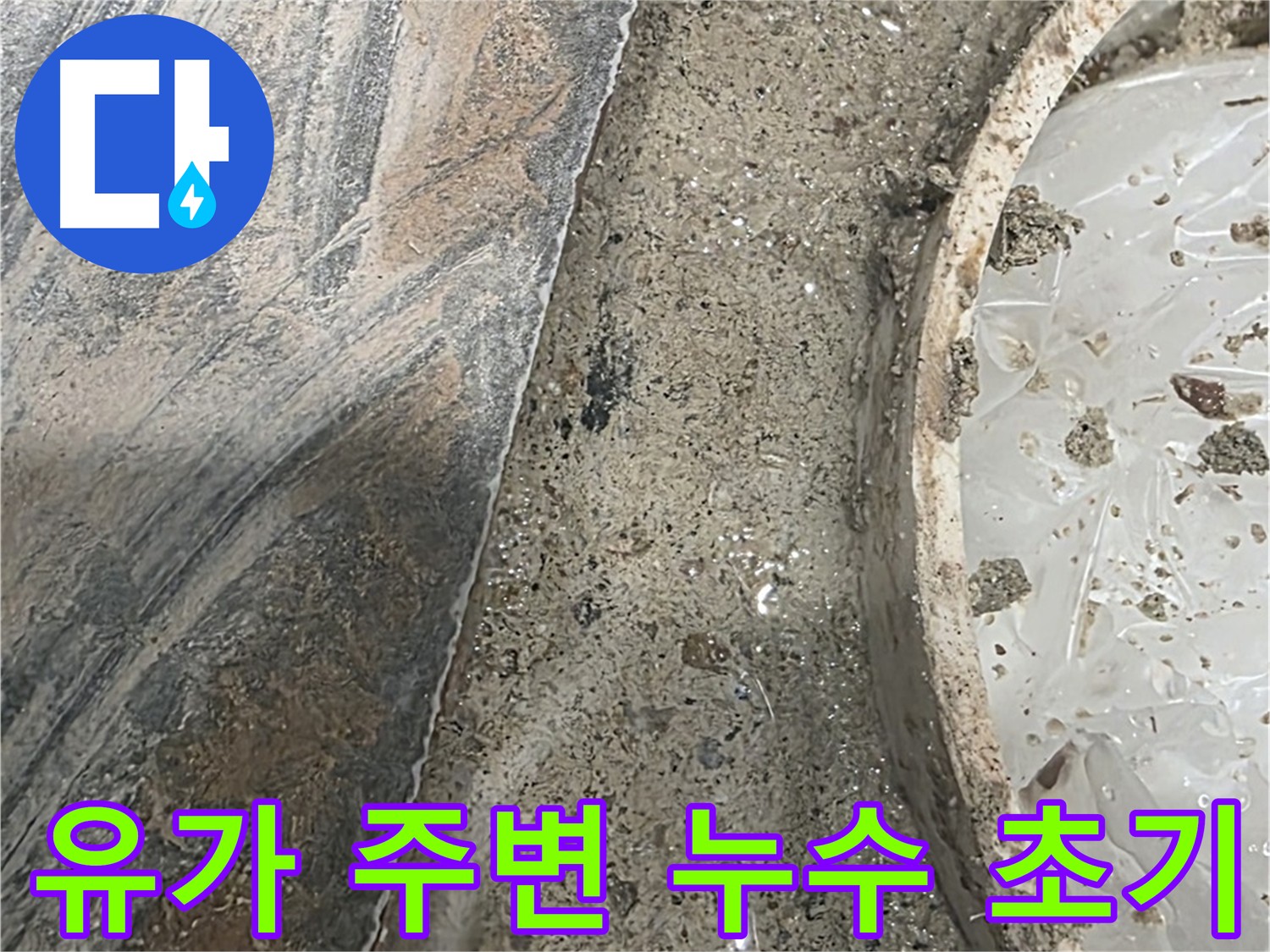 유가 주변 물 - 누수 초기 신호, 초기 조치로 피해 예방