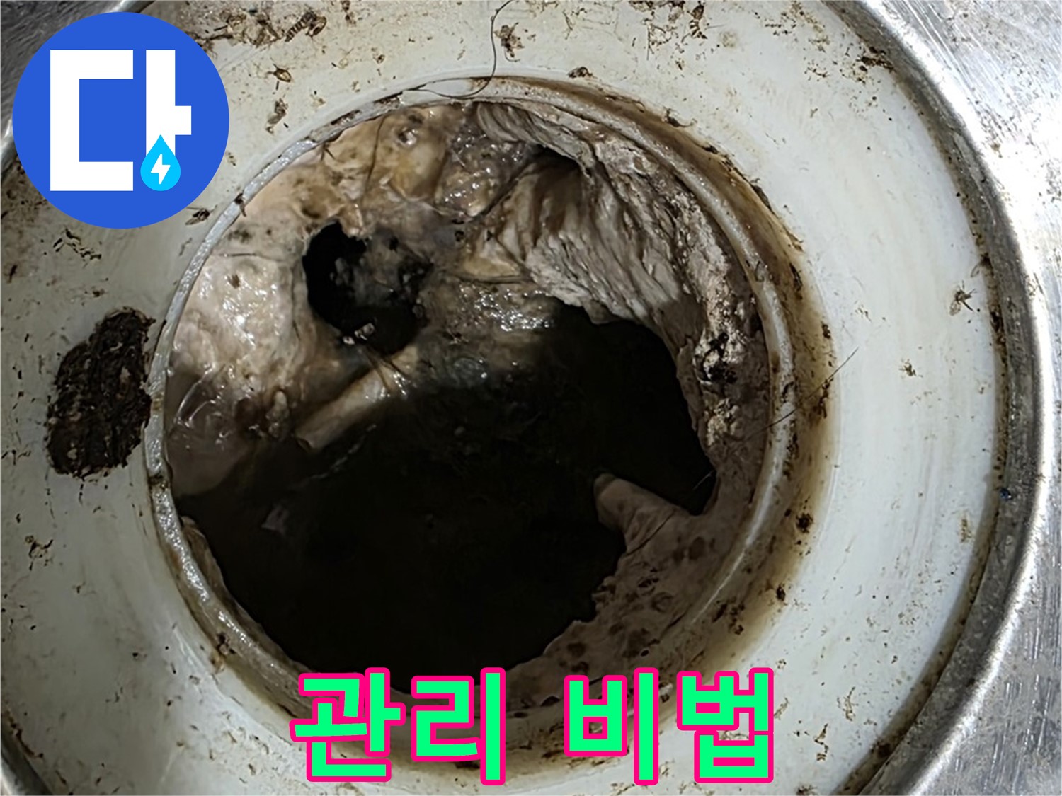 중계동 현대5차 211동 누수 - 배수구 - 깨끗하게 관리하는 비법