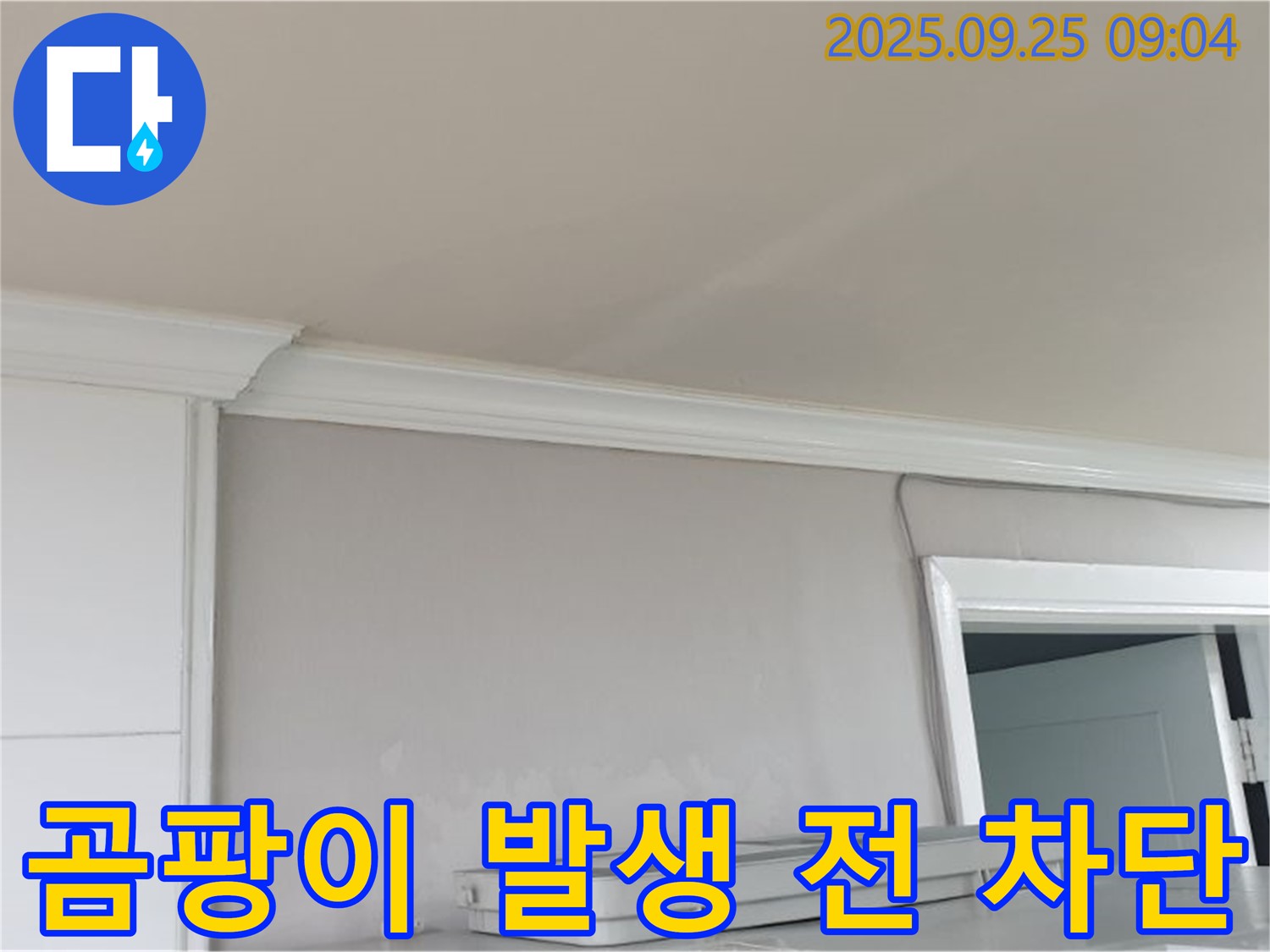양주 백석읍 - 벽 누수로 인한 곰팡이 발생을 사전에 완벽하게 차단합니다.