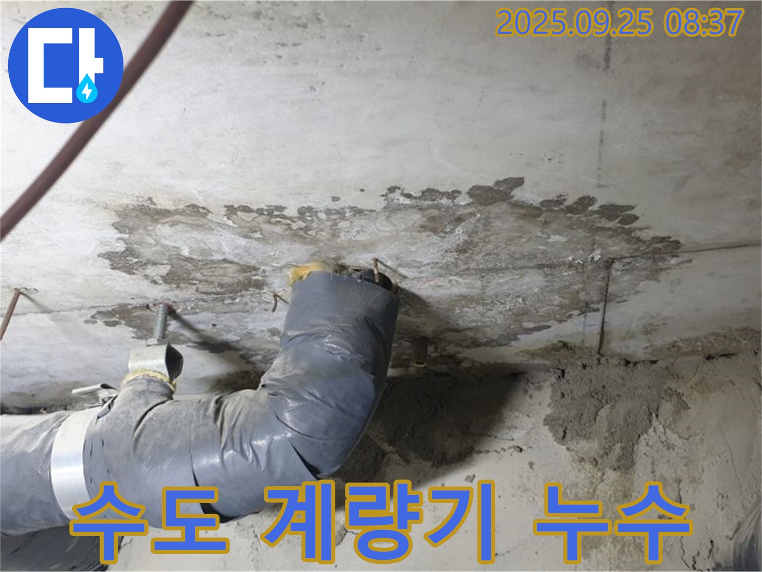 양주시 백석읍 - 수도 계량기 별침 움직임, 누수 의심 및 점검 필요