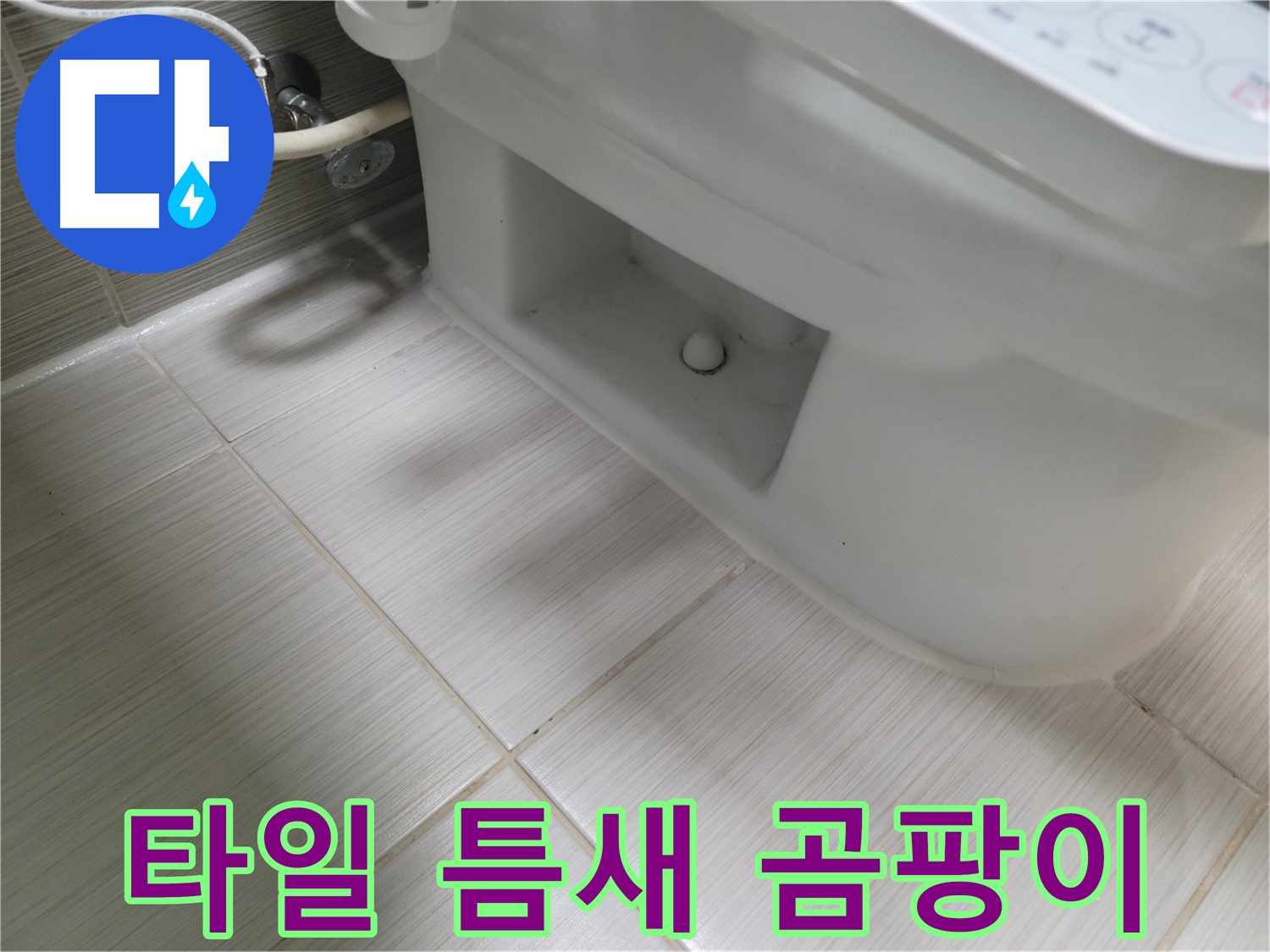 동두천 변기 누수 - 타일 틈새 곰팡이 냄새 - 건강 주의