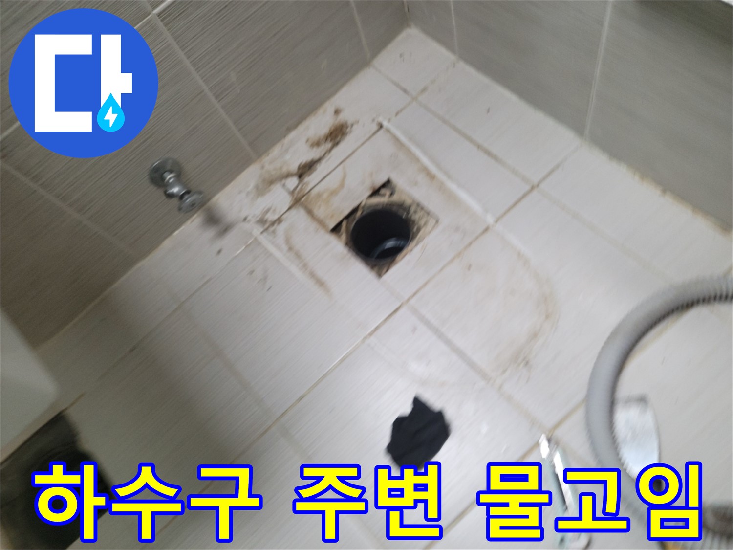 동두천시 송내동 - 하수구 주변 물고임 - 누수 가능성 진단