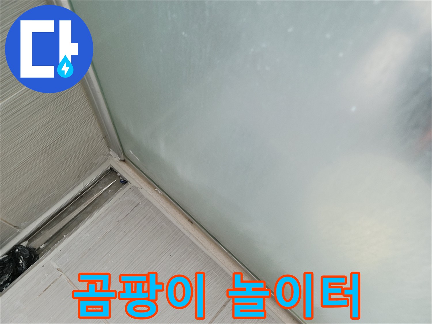 샤워부스 누수 - 틈새 - 곰팡이 - 놀이터