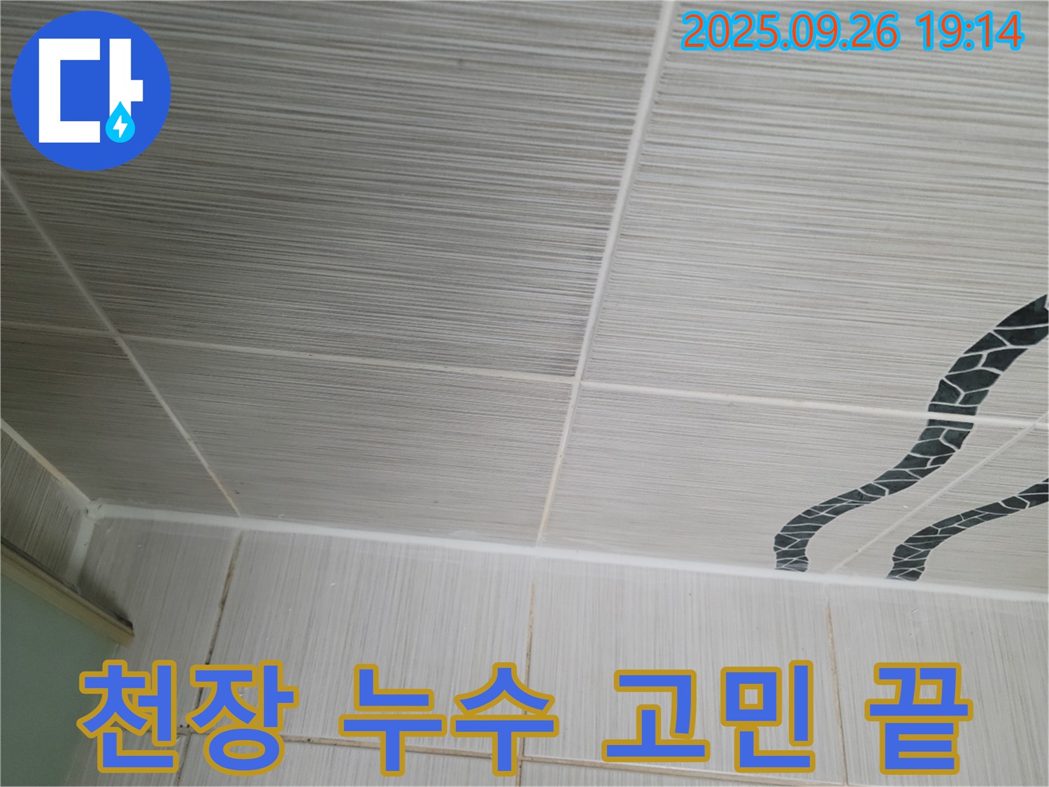 천장 누수 고민 끝 - 전문가가 해결해 드립니다!