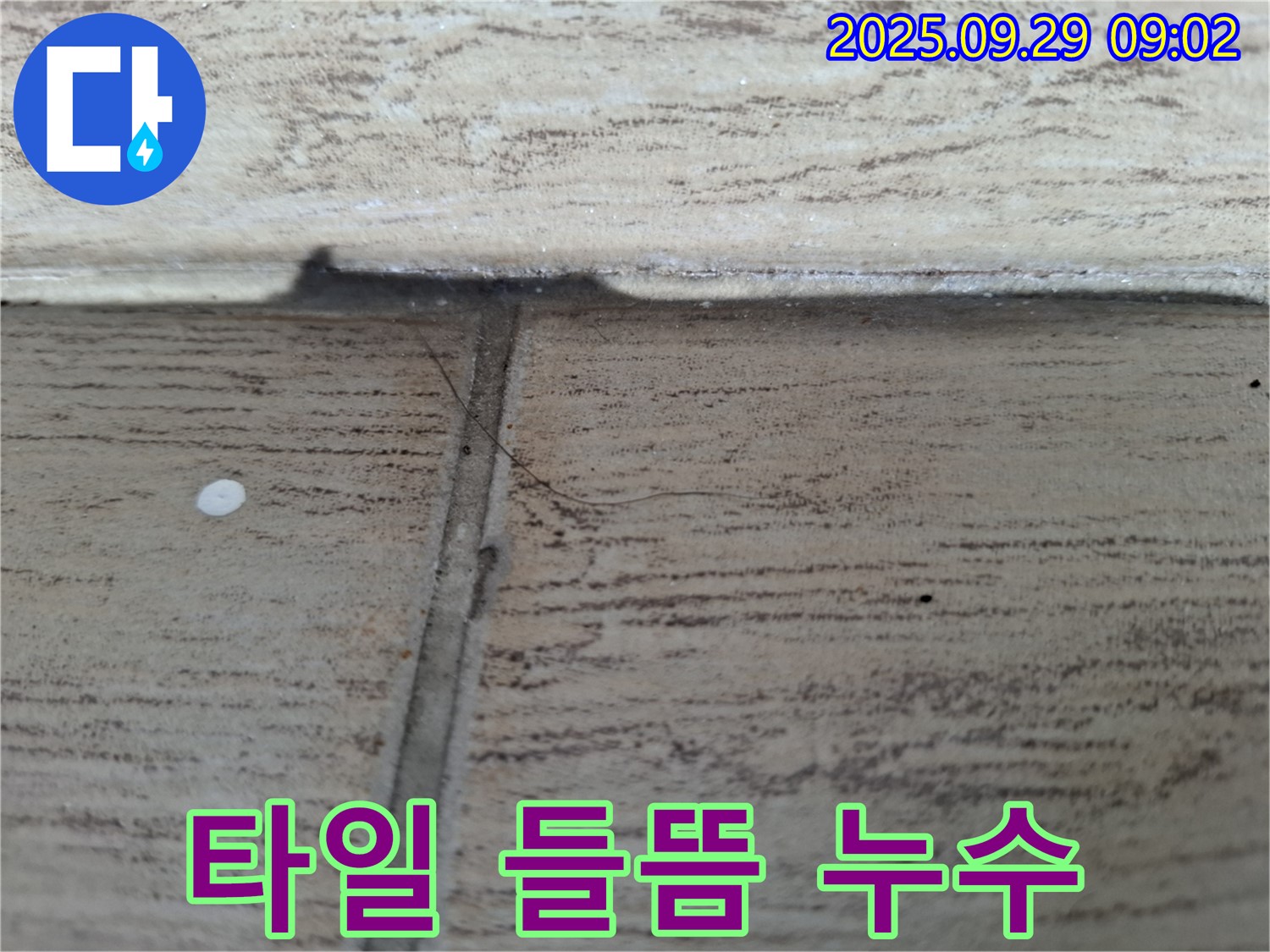 광적면 우고리 누수 - 타일 들뜸으로 인한 누수, 정확한 진단과 시공으로 해결합니다.