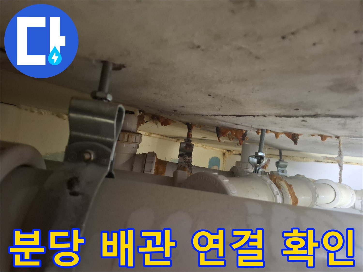 분당 봇들마을 아파트 누수 - 꼼꼼한 배관 연결 확인으로 완벽 시공