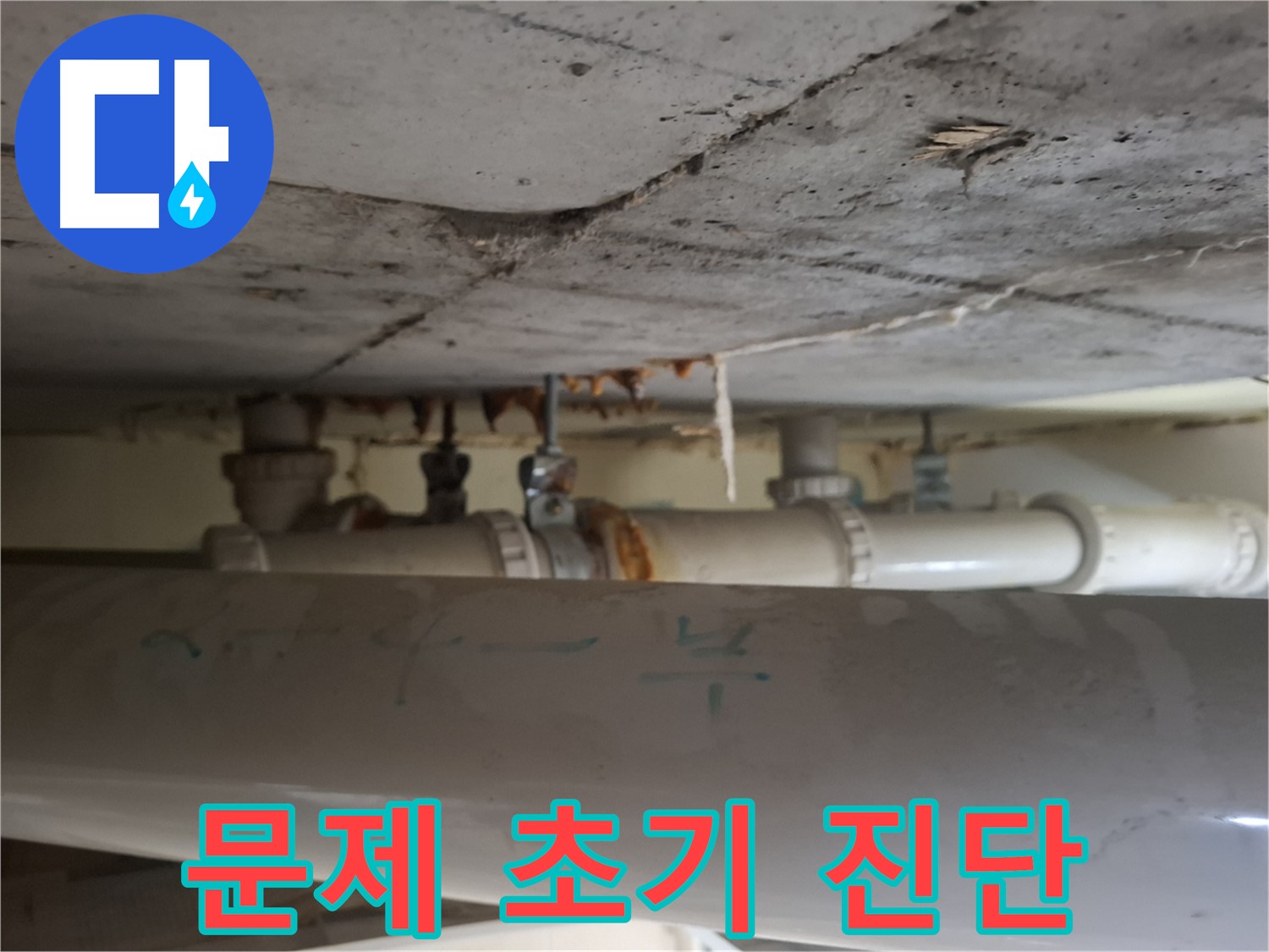분당 봇들마을2단지 아파트 - 천장 배관 문제 초기 진단 및 맞춤 솔루션 제공