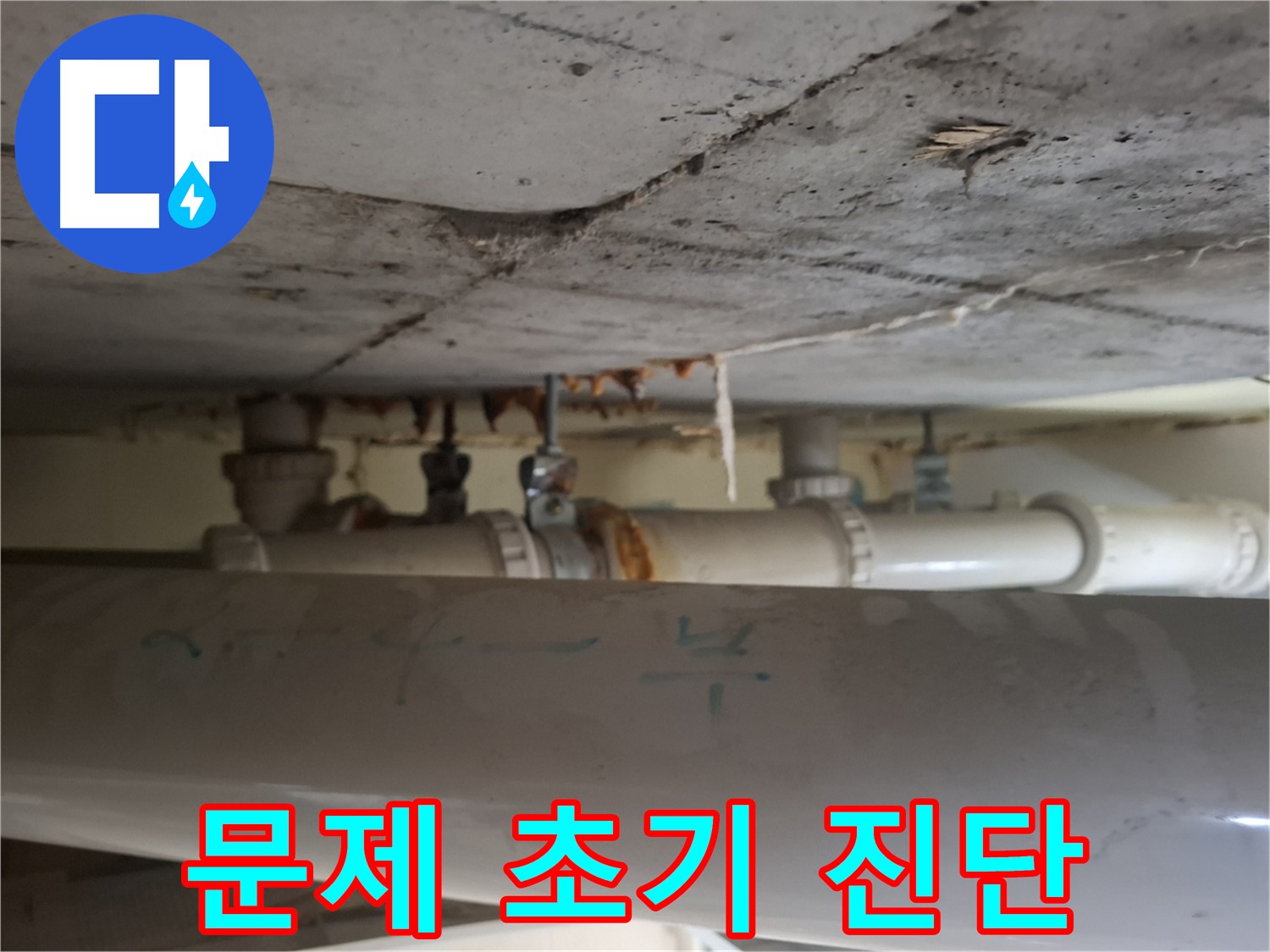 분당 봇들마을2단지 아파트 - 천장 배관 문제 초기 진단 및 맞춤 해결책 제시