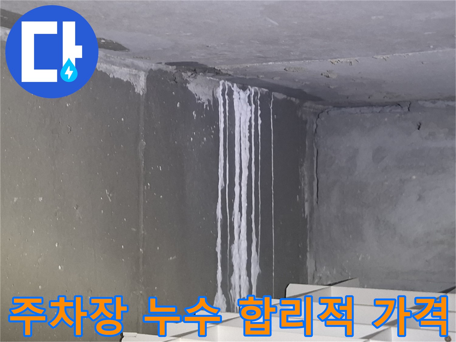 분당구 삼평동 주차장 누수 - 합리적인 가격으로 누수 해결