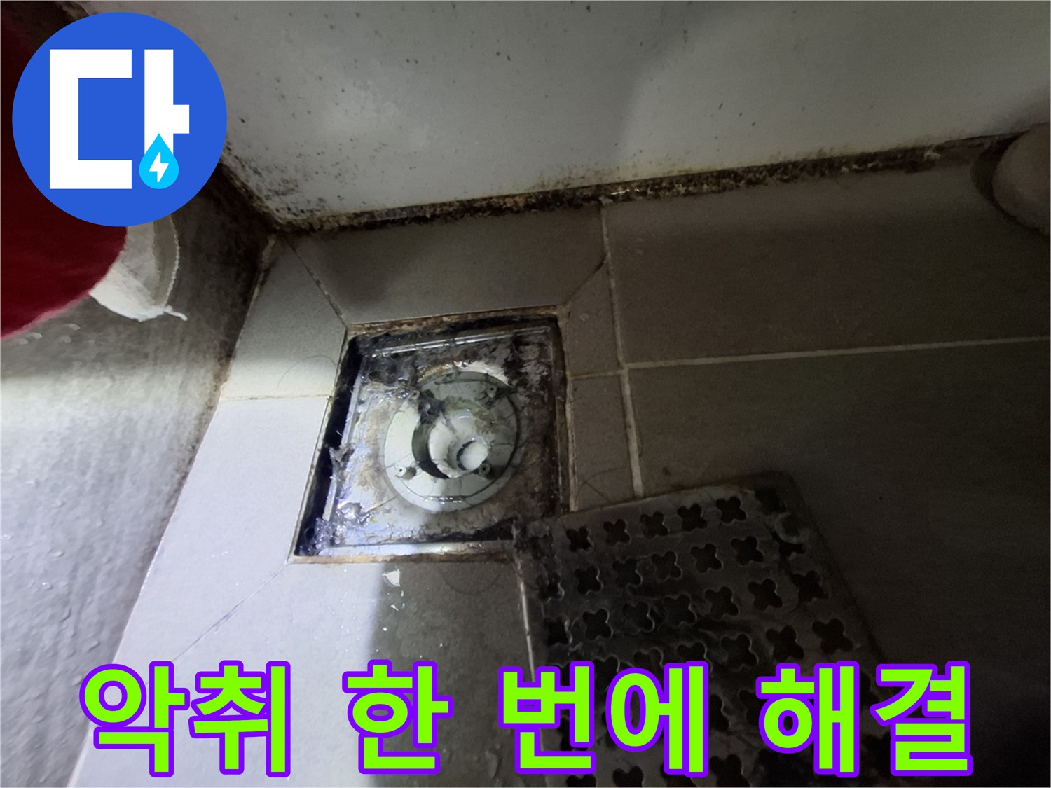 삼평동 717 봇들마을2단지 욕실 - 곰팡이와 악취, 한 번에 해결