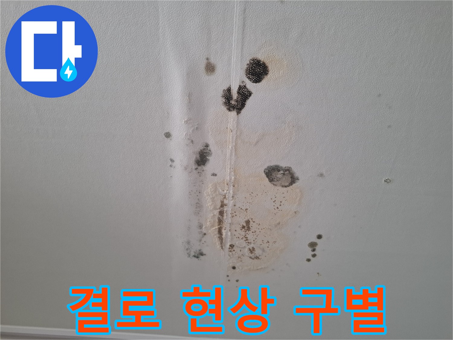 성남 분당 누수 - 겨울철 결로 현상과 누수 구별 필요