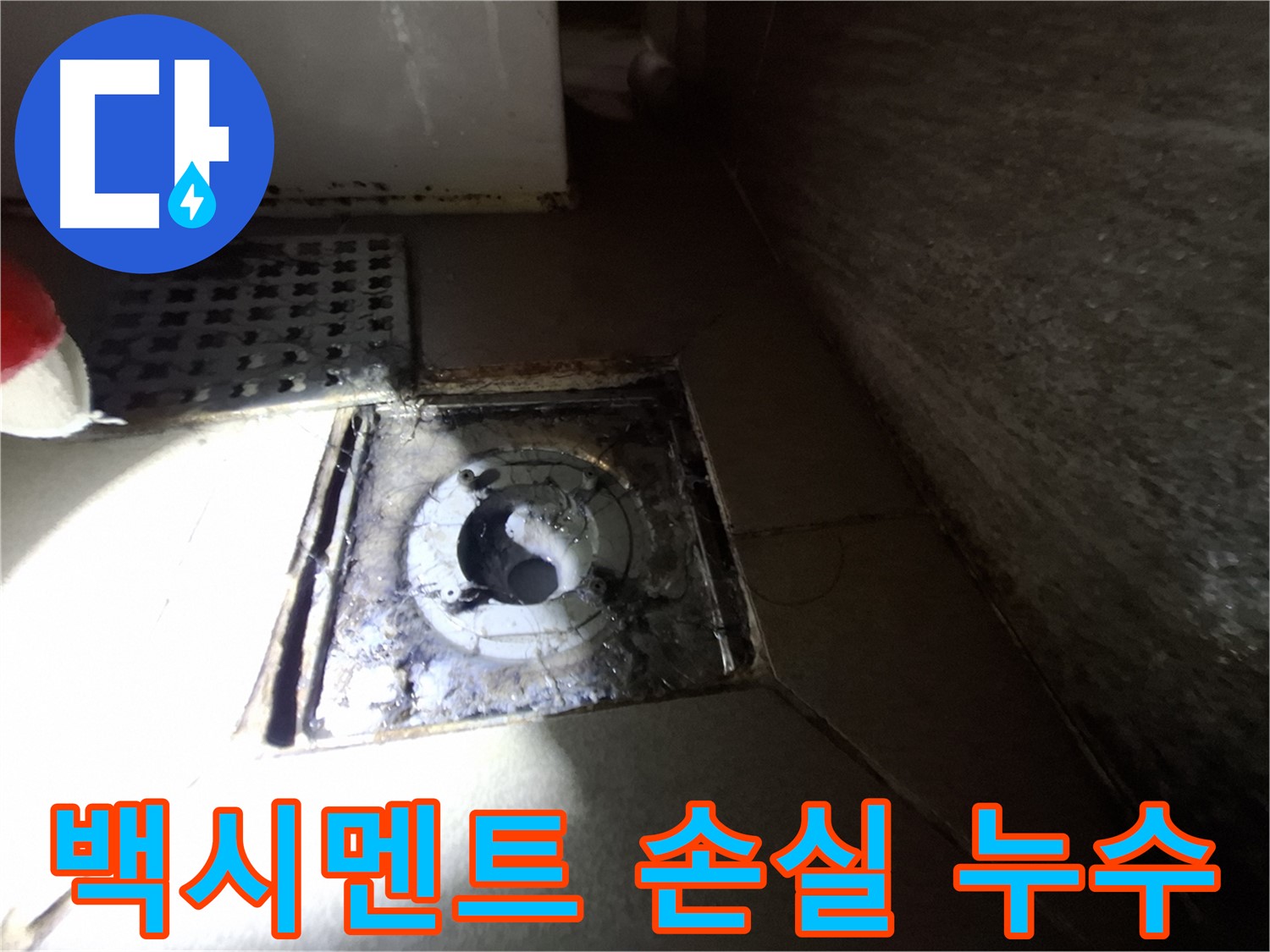 판교 삼평동 봇들마을 욕실 백시멘트 손실 - 누수 가능성 진단, 꼼꼼하게 메꿔야