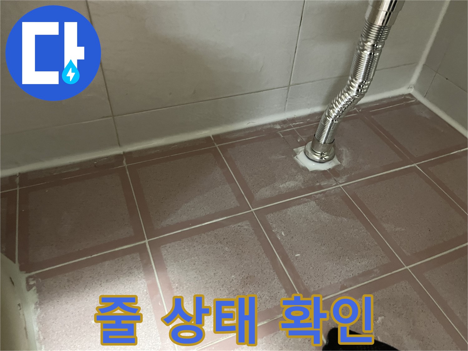 독산동 형제맨션빌 누수 - 샤워기 줄 상태 꼼꼼 점검