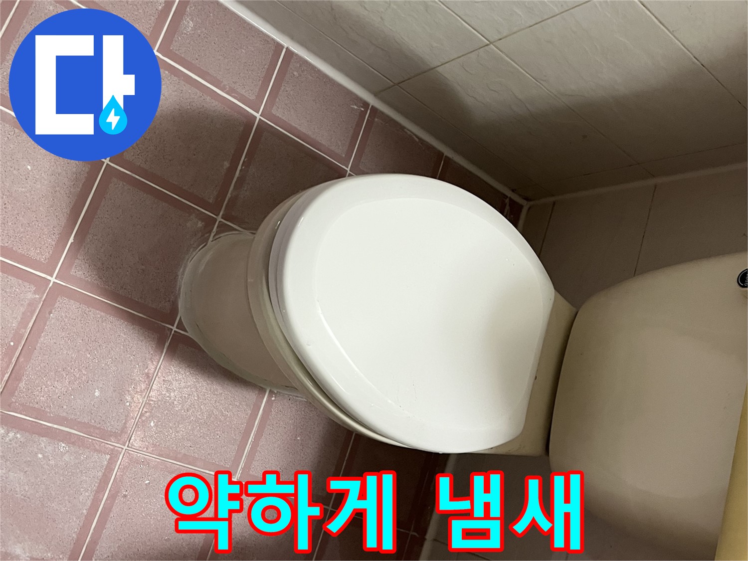 변기 누수 - 약하게 내려가고 냄새남 - 독산동 형제맨션빌