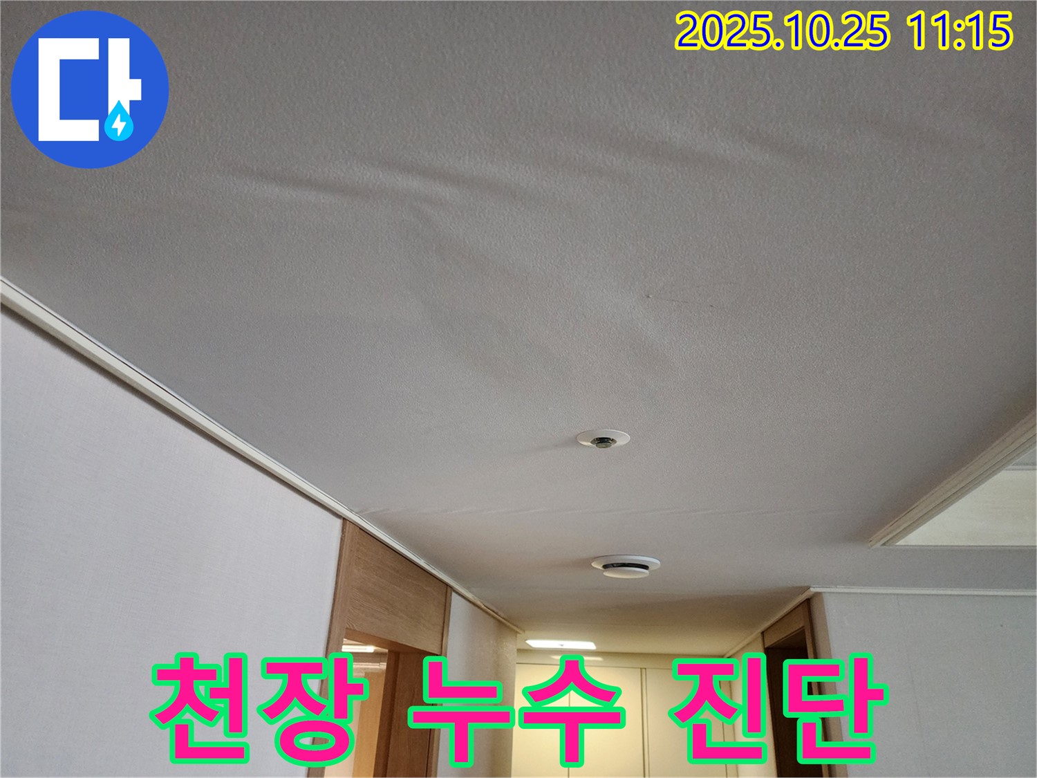 김포 사우동 천장 누수 - 긴급 누수 진단 실시