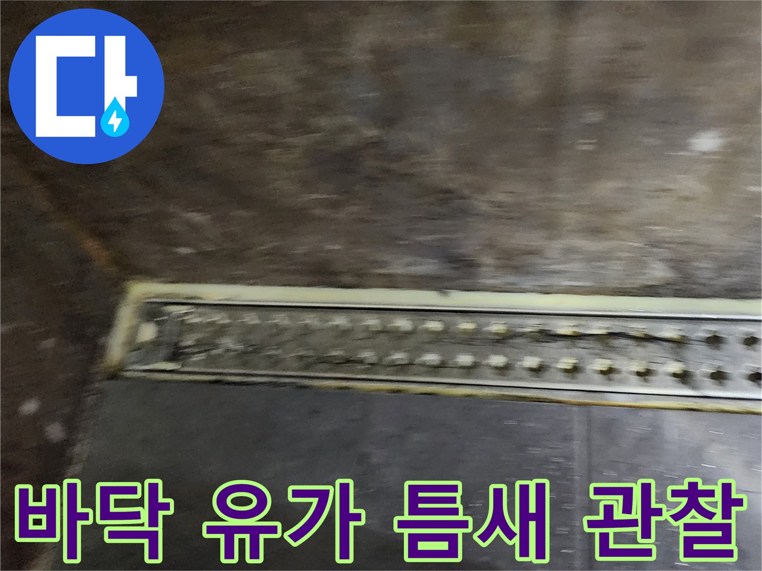 욕실-배수구-주변-방수층-탈락-현상