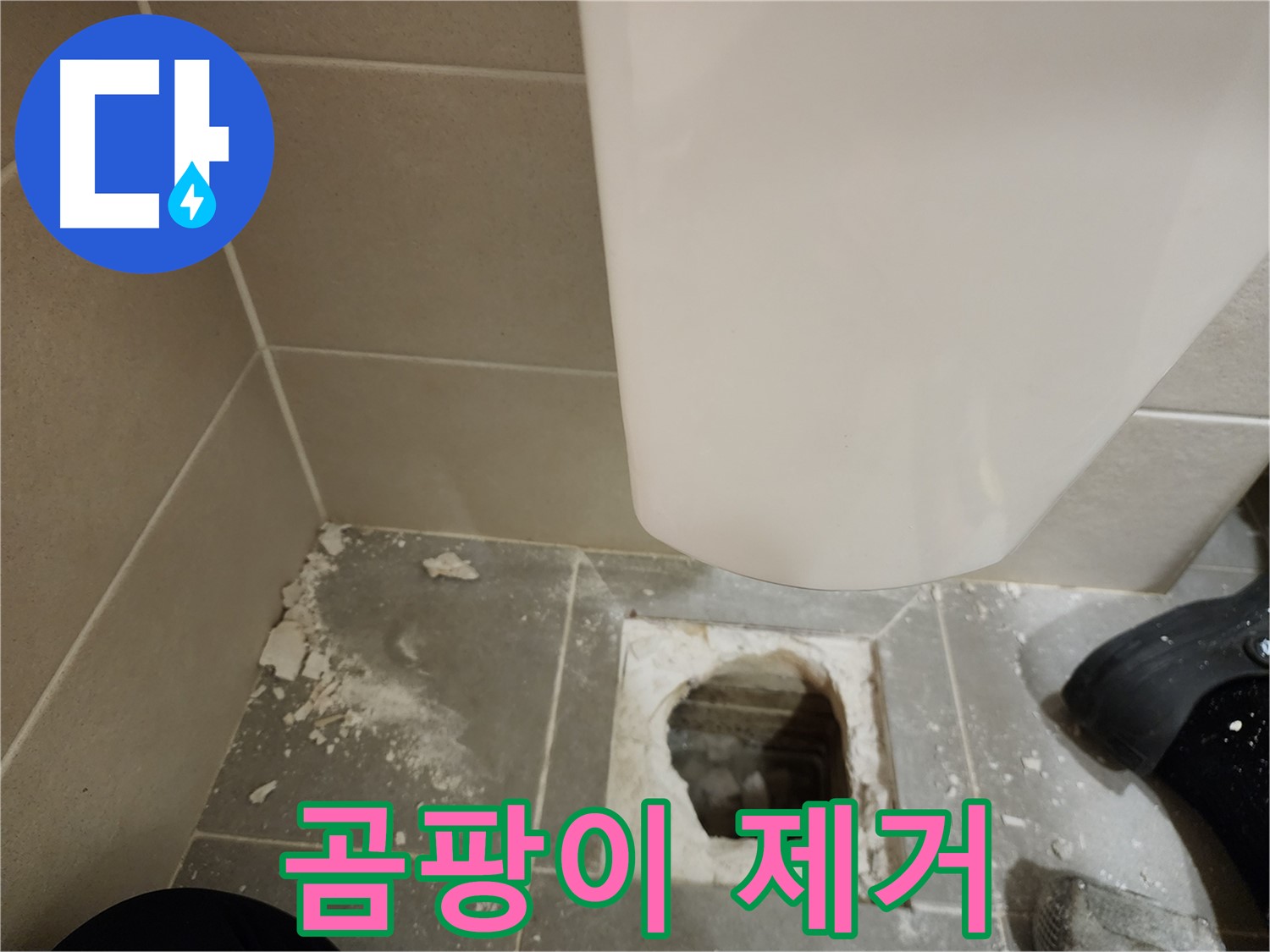 신금호파크자이 아파트 - 변기 물샘 곰팡이 제거 솔루션