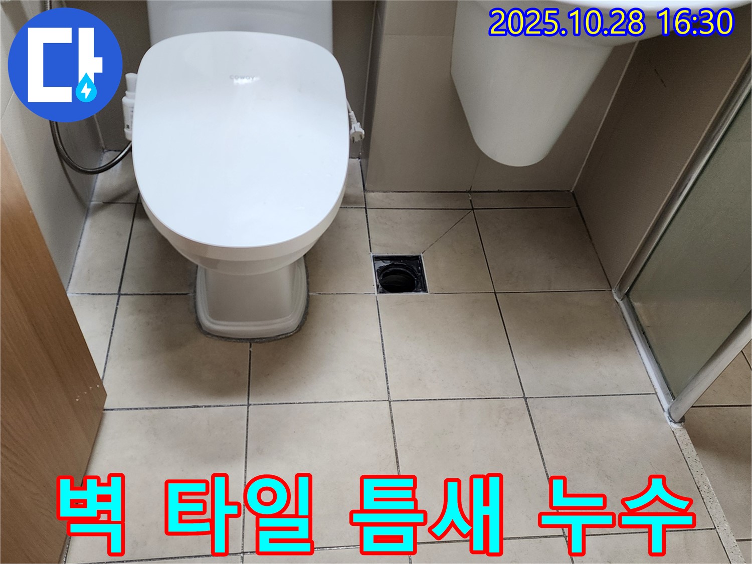 양주시 유양동 벽 타일 틈새 누수 - 벽 타일 틈새로 스며드는 물, 꼼꼼하게 차단!