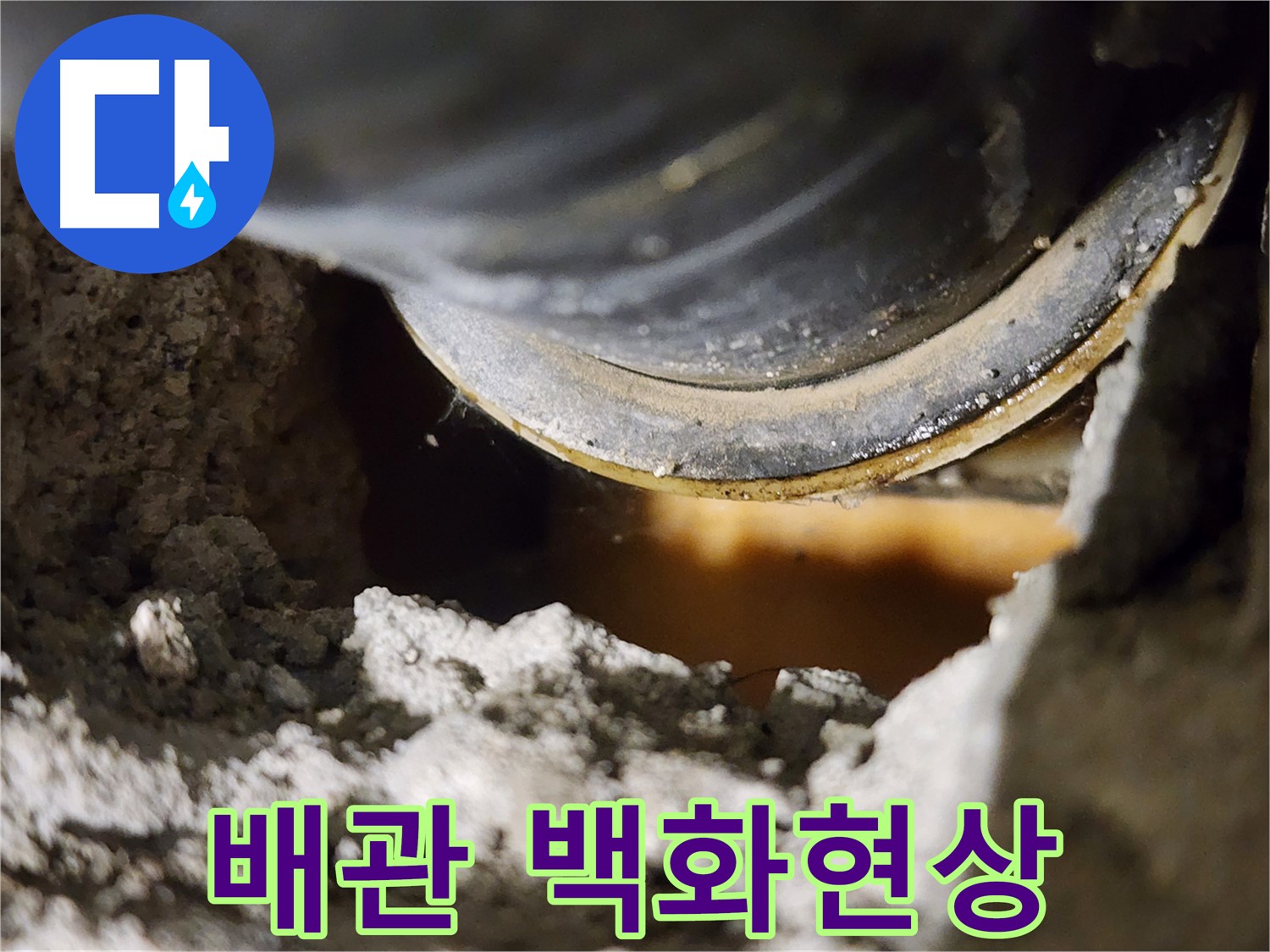 누수 원인 발견 - 정확한 진단이 중요합니다.