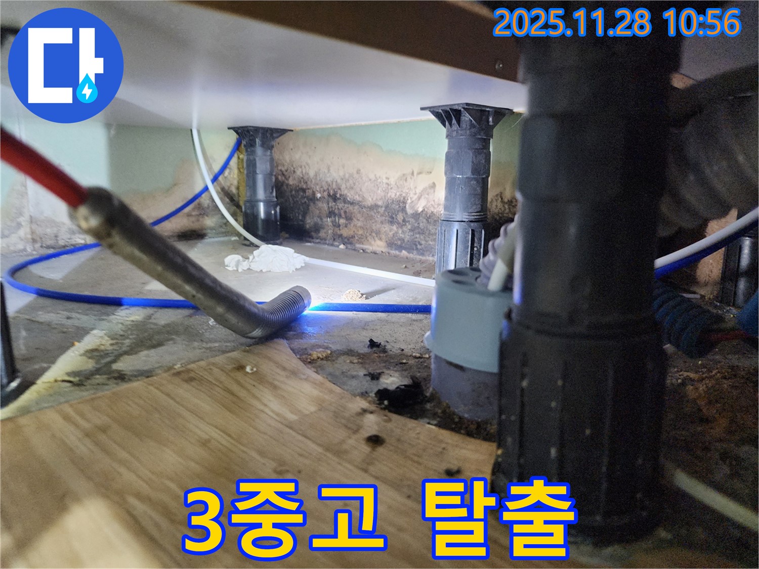 포천 신북면 누수 - 싱크대 누수, 곰팡이, 냄새 3중고 탈출