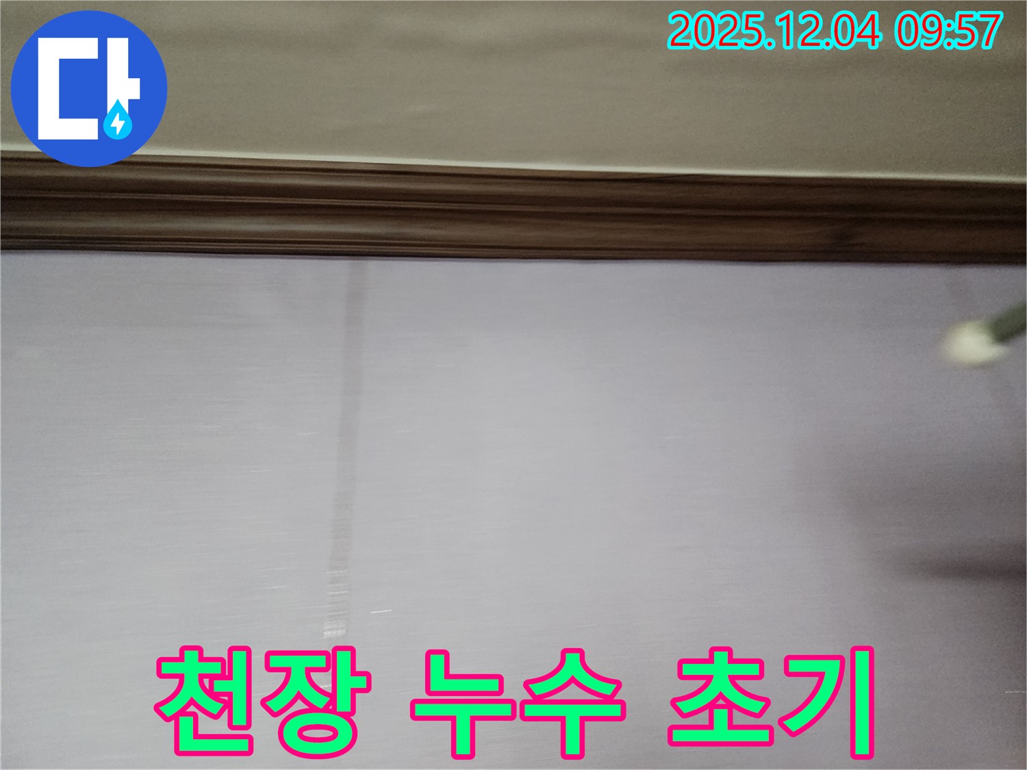 포천시 일동면 유동리에서 발견된 천장 누수 초기 증상 - 빠른 점검과 대처가 중요합니다.