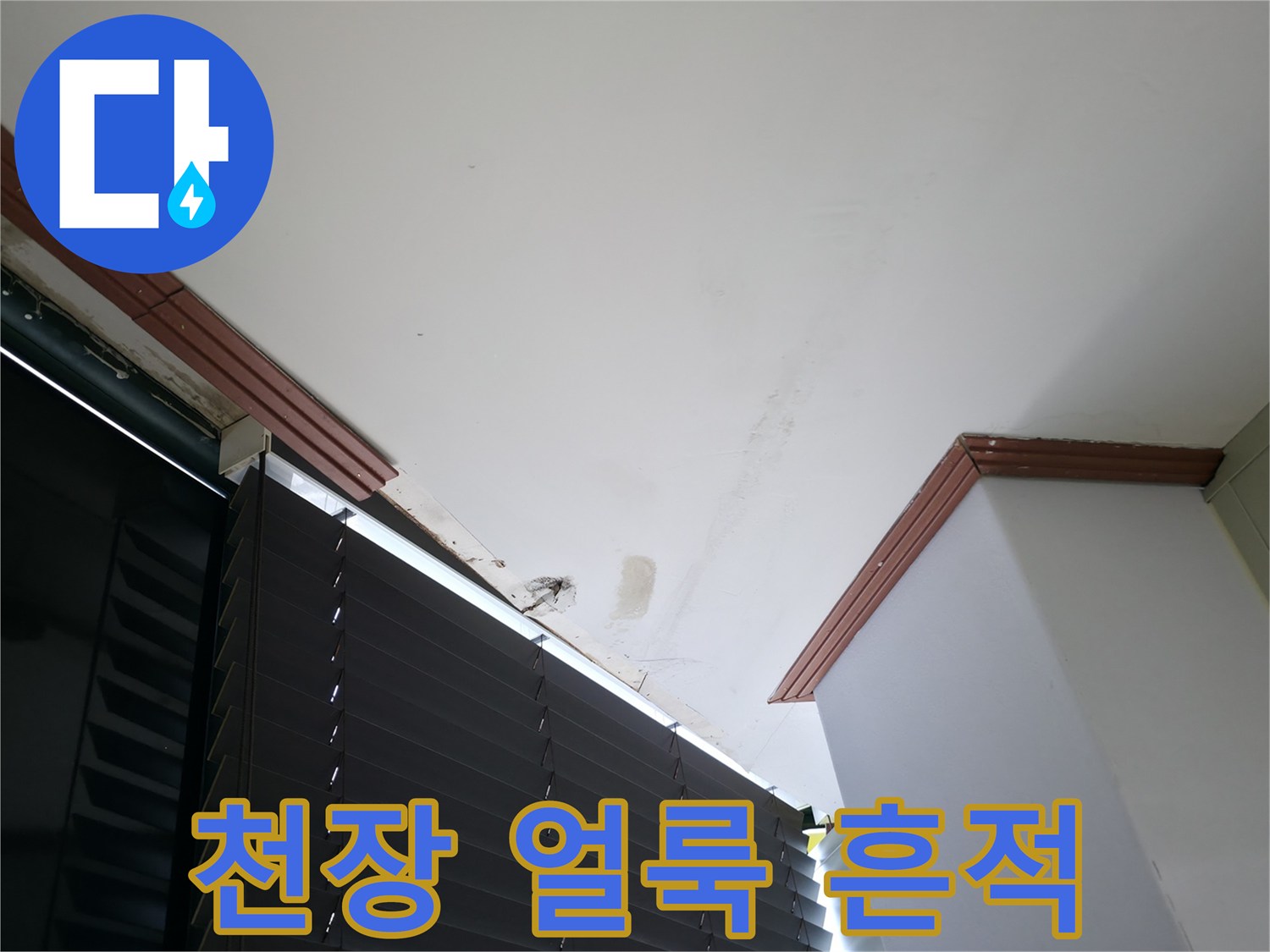 용인 기흥구 건물-천장 변색 및 얼룩 상태