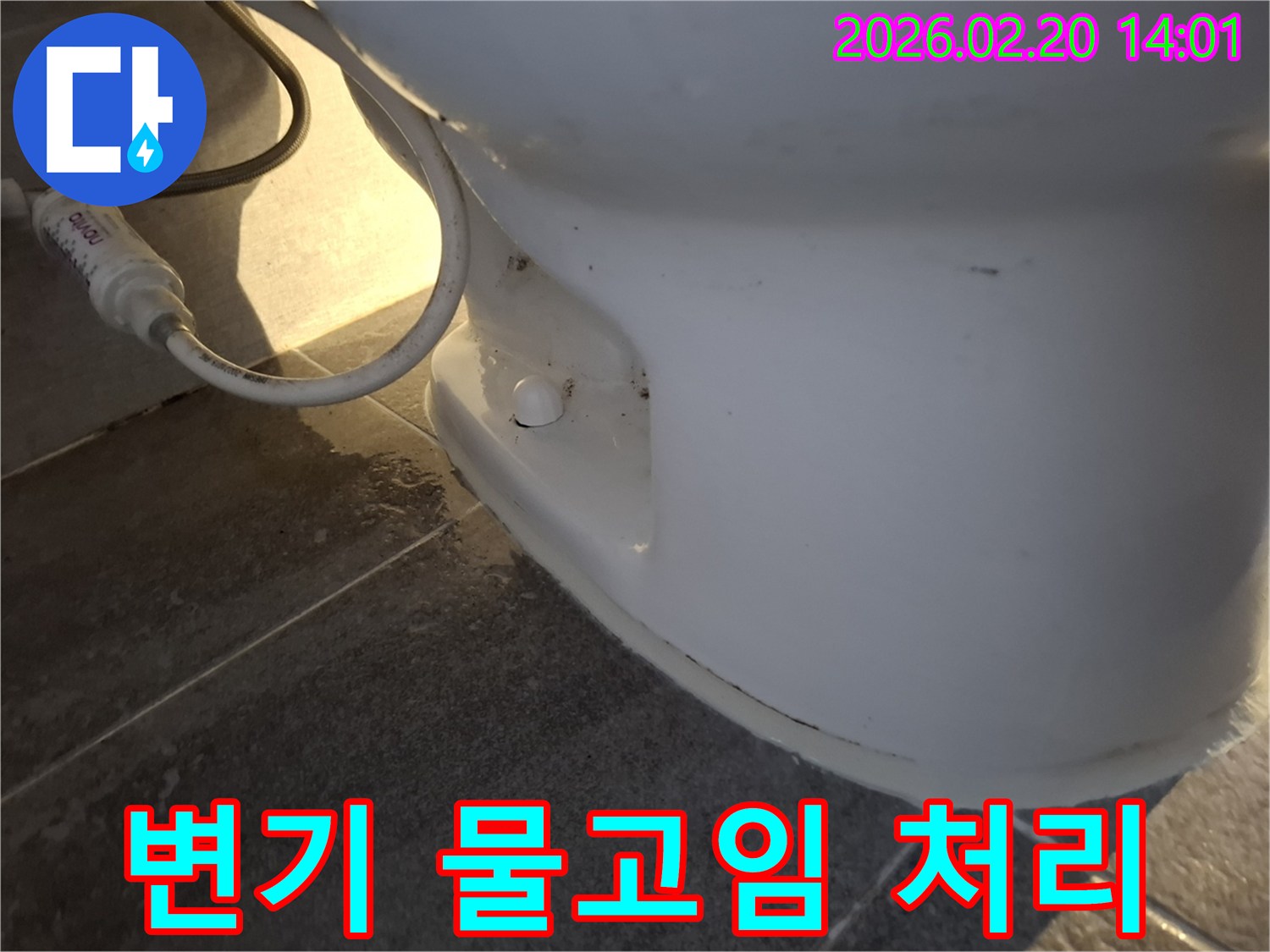 변기-주변-물고임-현상-신속-처리-해결-사진