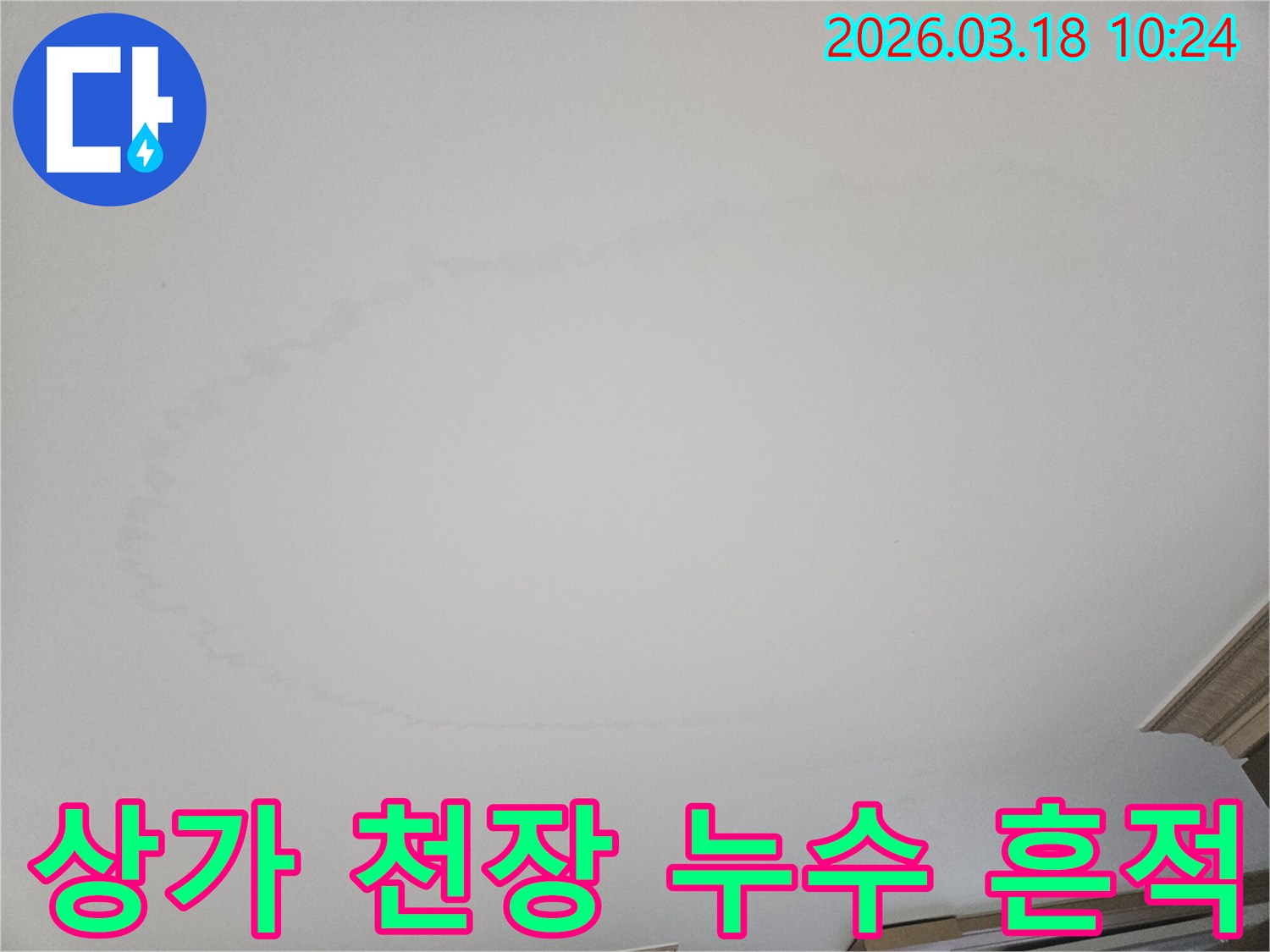 상가-천장에-발견된-누수-흔적은-영업에-지장을-줄-수-있으므로-신속한-조치가-필요합니다