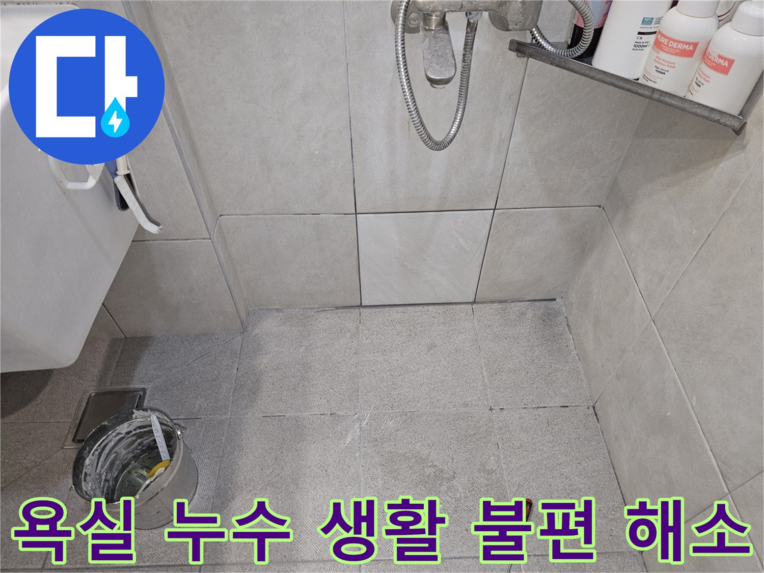 욕실-누수-현장-생활-불편-해소-점검-타일-상태-확인-누수-원인-분석