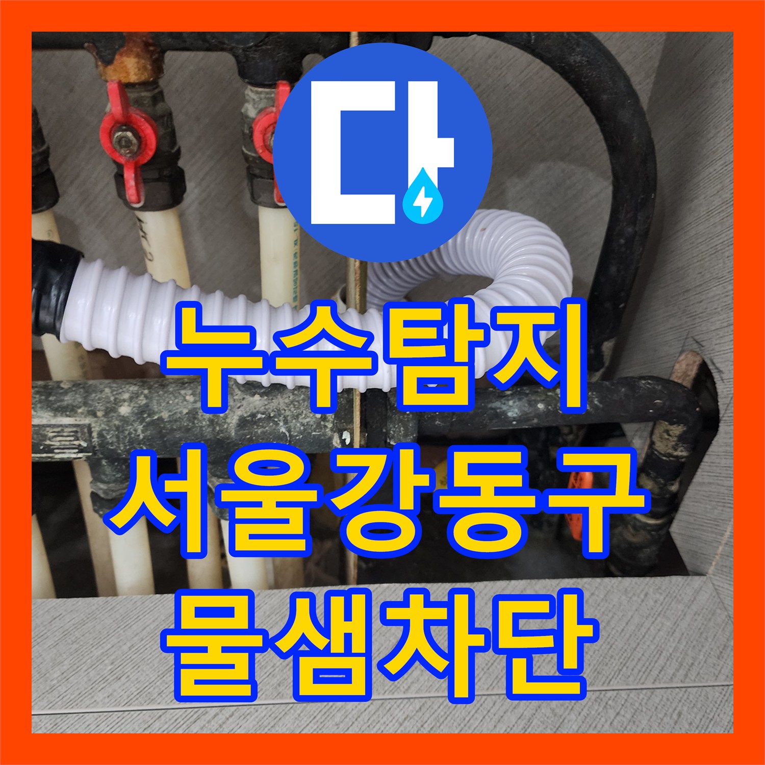 누수탐지 상가 1층 배관 결함으로 인한 지하층 천장 물샘 해결 서울 강동구